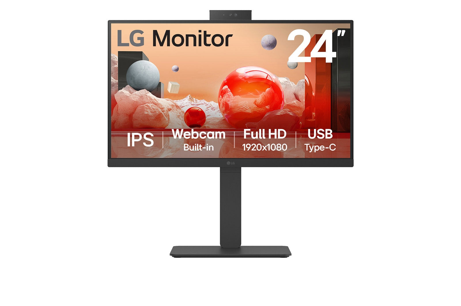  www.electricalstuff.se ElectricalStuff.se   LG 24BA850-B platta pc-skärmar 60,5 cm (23.8") 1920 x 1080 pixlar Full HD Svart 