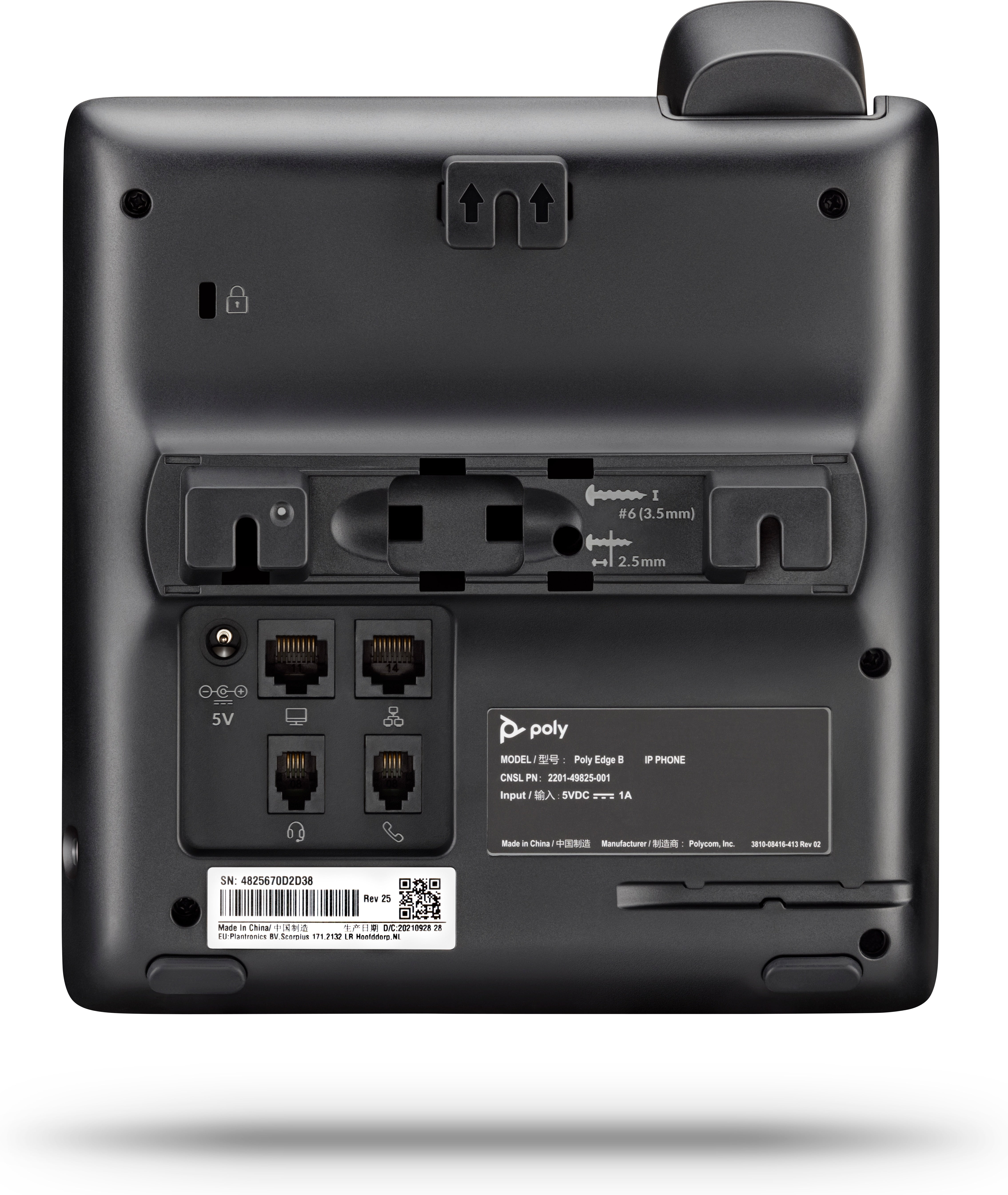  C www.electricalstuff.se ElectricalStuff.se   POLY Edge B10 IP-telefon med nätaggregat PRC POLY 84C19AA 0197497519877|197497