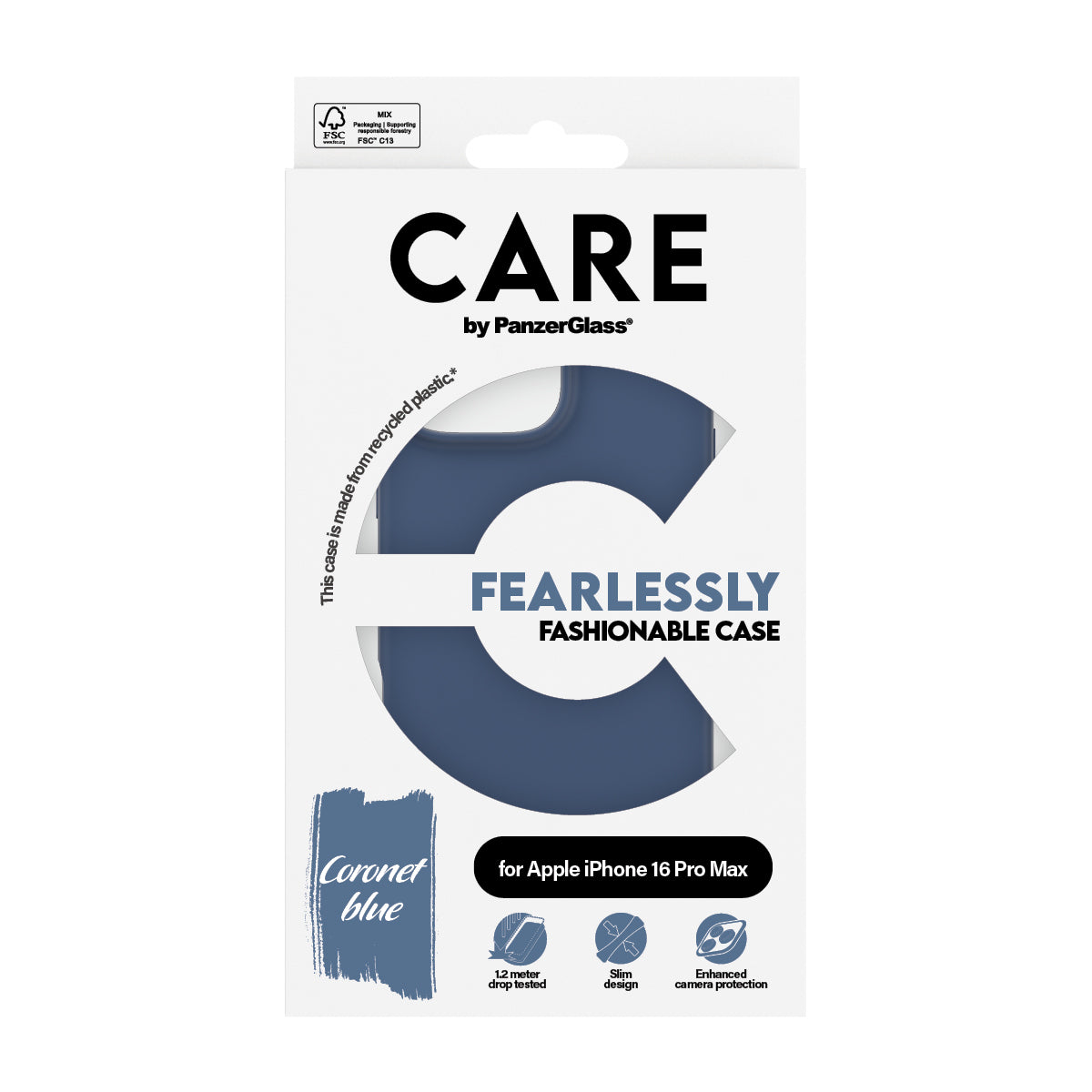  uff.se   PanzerGlass CARE by PG Blue iPhone16 6.9 Pro mobiltelefonfodral Omslag Transparent PanzerGlass 1404 5715685004667 M