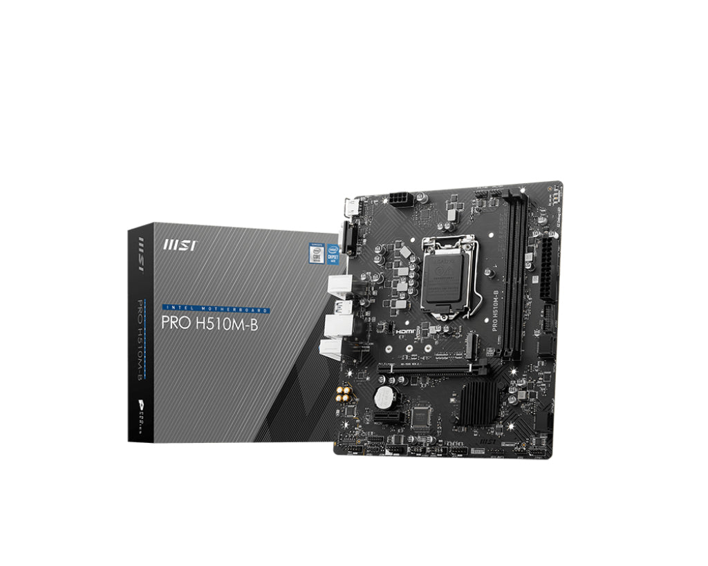  www.electricalstuff.se ElectricalStuff.se   MSI PRO H510M-B moderkort Intel H470 LGA 1200 (Socket H5) micro ATX MSI PRO H510