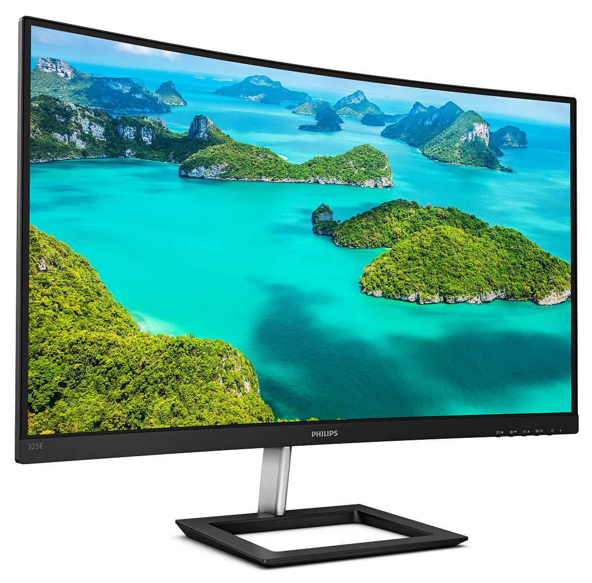     Philips E Line 325E1C/00 platta pc-skärmar 80 cm (31.5") 2560 x 1440 pixlar Quad HD LCD Svart Philips 325E1C/00 871258175