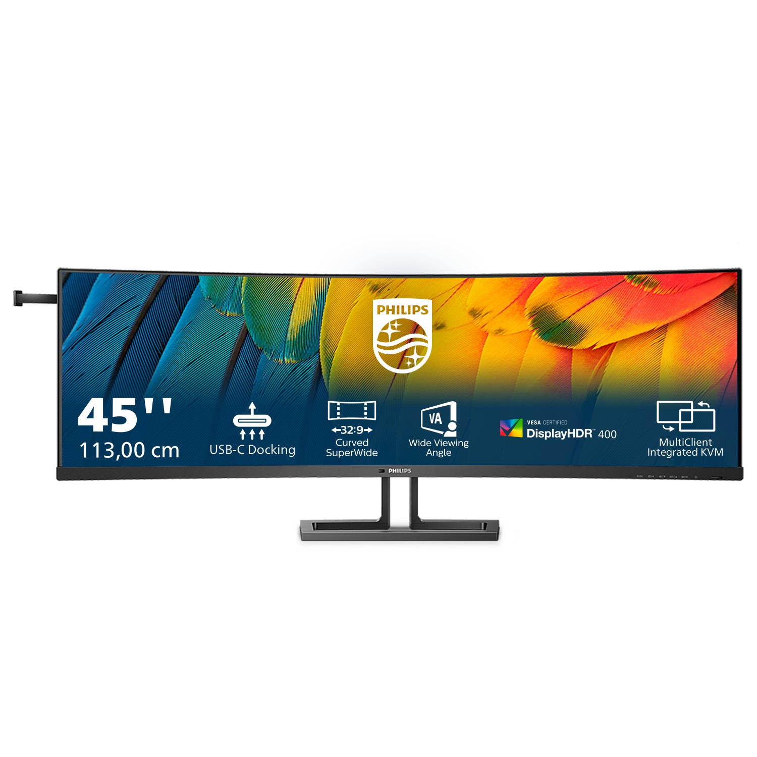   UltraWide Dual Quad HD Svart Philips 45B1U6900C/00 8712581797454 Platta Pc-Skärmar 6000 series  45B1U6900C/00 www.electrica