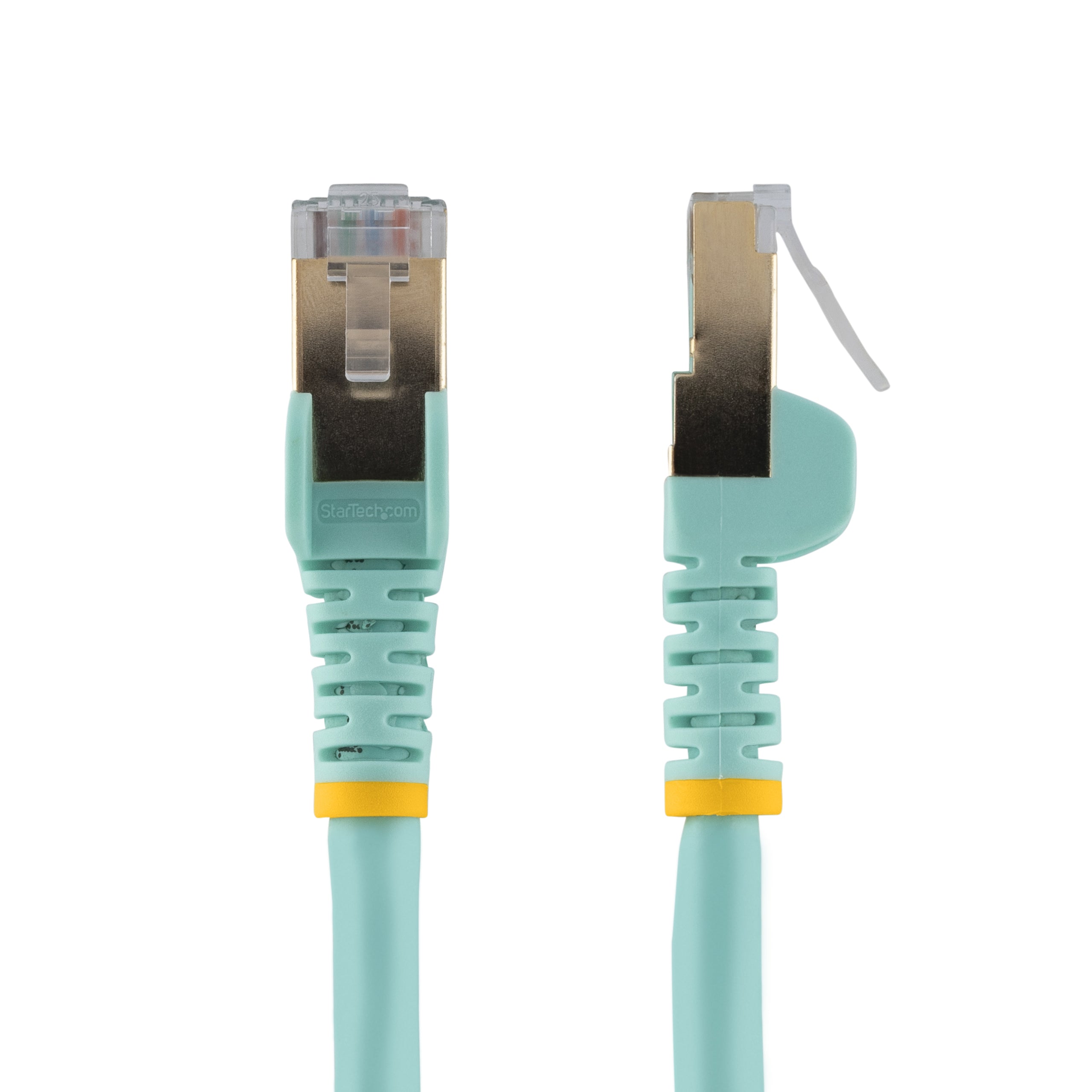  SPAT50CMAQ 0065030873284|065030873284 Nätverkskablar   Cat6a Ethernet-kabel - skärmad (STP) - 0,5 m, aqua www.electricalstuf