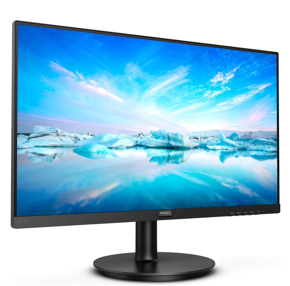    Philips V Line 221V8/00 platta pc-skärmar 54,6 cm (21.5") 1920 x 1080 pixlar Full HD LED Svart Philips 221V8/00 8712581760
