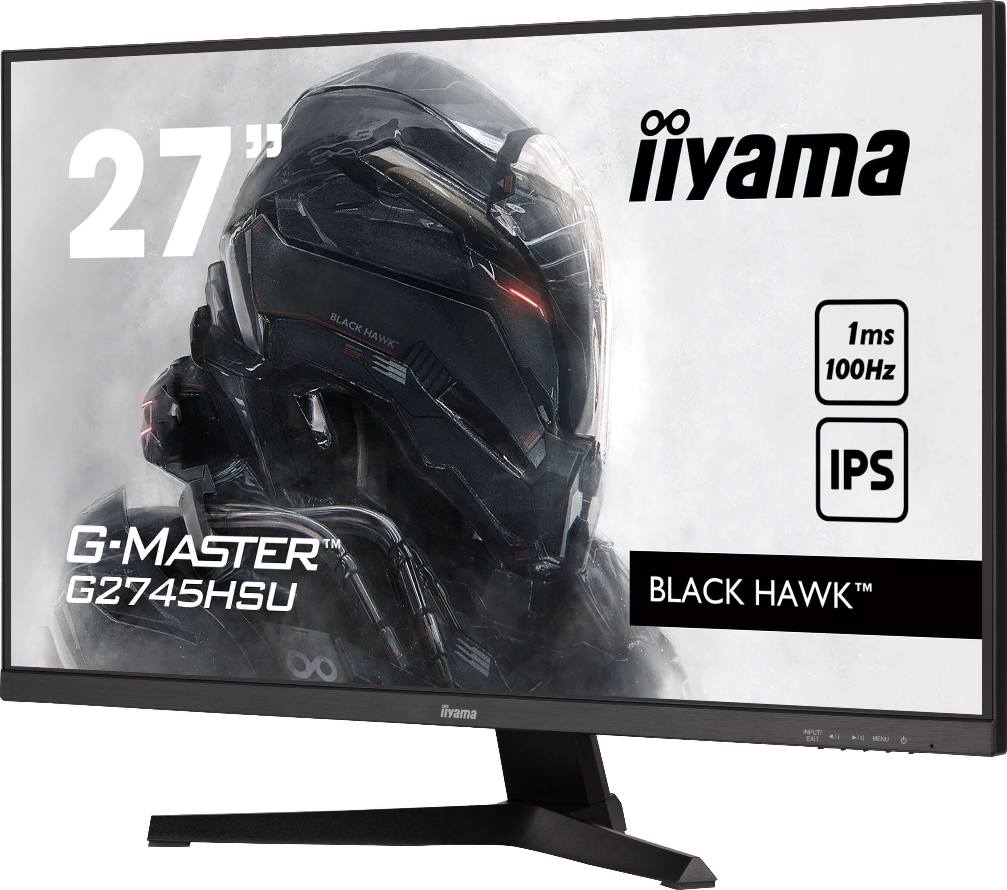  6 cm (27") 1920 x 1080 pixlar Full HD Svart iiyama G2745HSU-B2 4948570124725 Platta Pc-Skärmar G-MASTER  G2745HSU-B2 www.ele