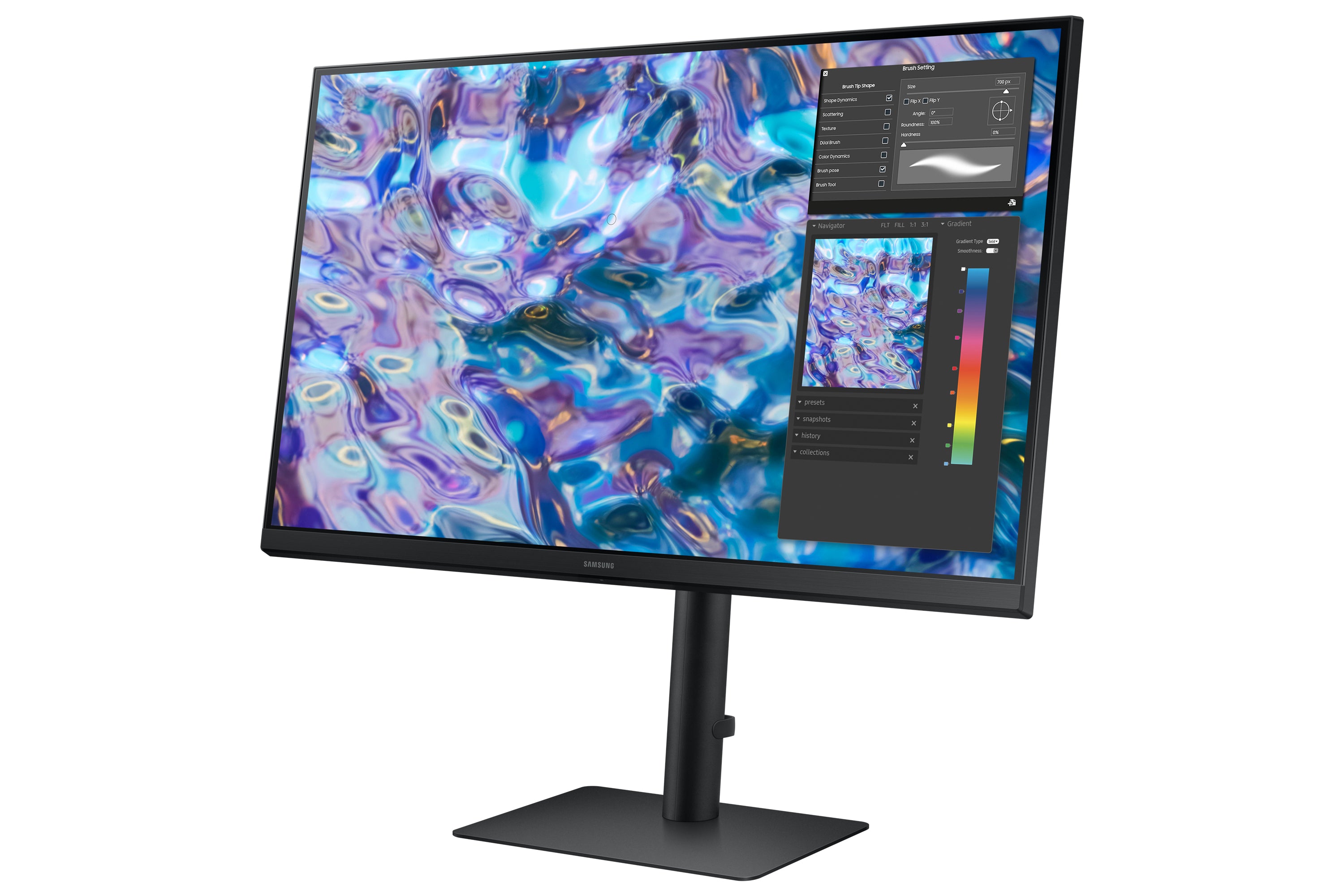     Samsung S61B LED display 68,6 cm (27") 2560 x 1440 pixlar Quad HD Svart Samsung LS27B610EQUXEN 8806094045307 Platta Pc-Sk