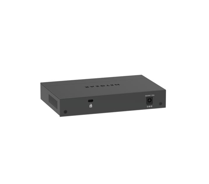   NETGEAR GS305Pv3 Ohanterad Gigabit Ethernet (10/100/1000) Strömförsörjning via Ethernet (PoE) stöd Svart NETGEAR GS305P-300