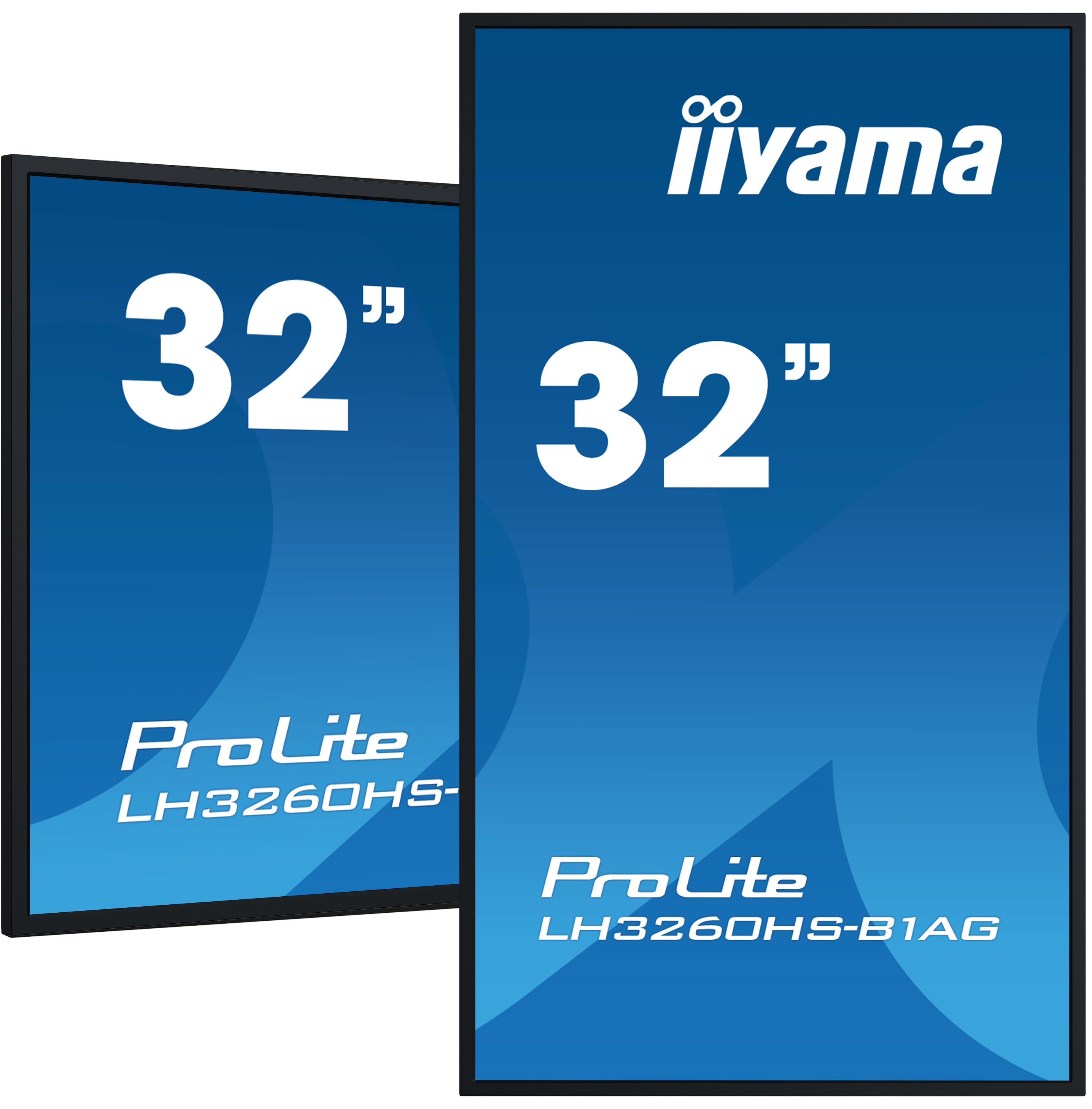  uff.se   iiyama LH3260HS-B1AG skyltställ Digital A-skylt 80 cm (31.5") LED Wi-Fi 500 cd/m² Full HD Svart Inbyggd processor A