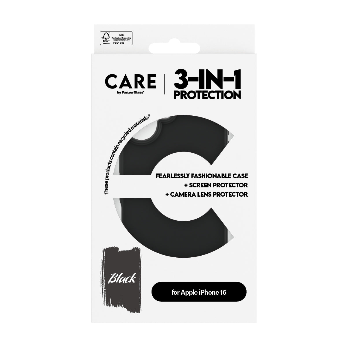  y PG 3-in-1 Bundle iPhone16 6.1 PanzerGlass B1393+95875+95890 5715685004919 Övrigt   CARE by PG 3-in-1 Bundle iPhone16 6.1 w