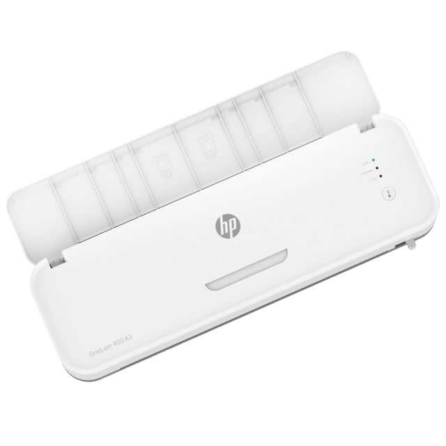     HP lamineer apparaat OneLam 400 A3 Lamineringsmaskin för termisk laminering 600 mm/min Vit HP 3161 4030152031610 Laminata