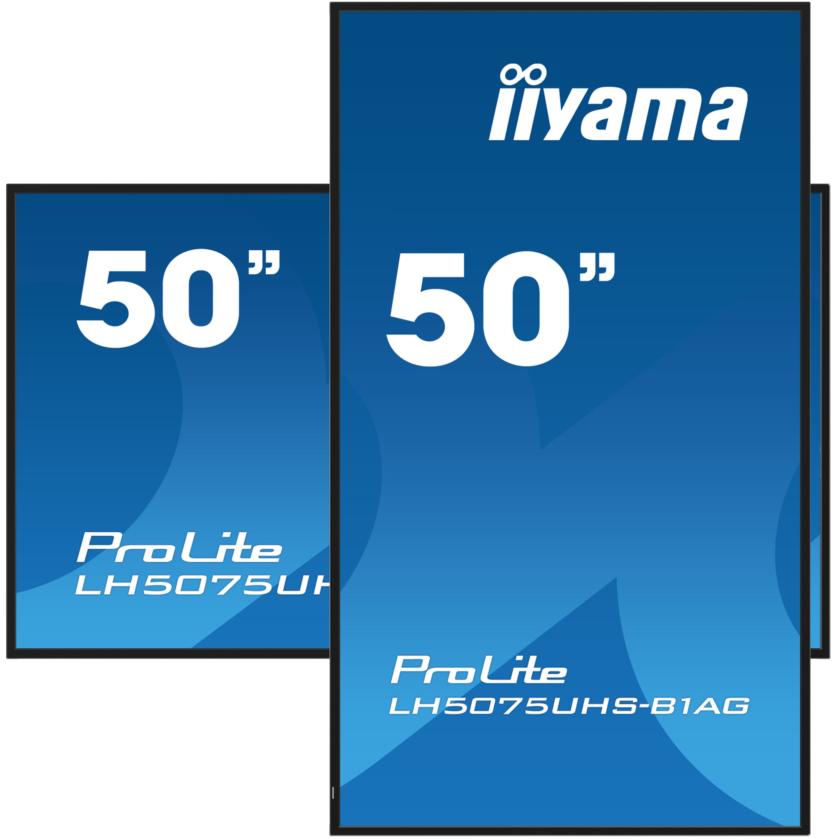   iiyama LH5075UHS-B1AG skyltställ Platt skärm för digital skyltning 125,7 cm (49.5") LCD Wi-Fi 500 cd/m² 4K Ultra HD Svart I