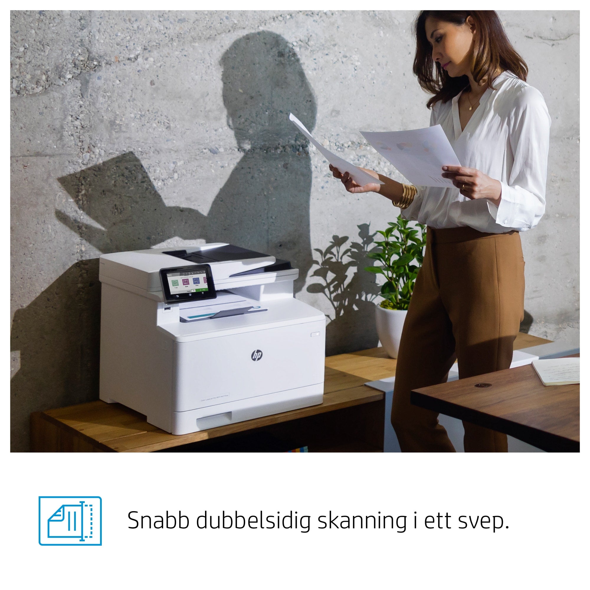   ADF (ej ihoprullat) www.electricalstuff.se ElectricalStuff.se   HP Color LaserJet Pro MFP M479fnw, Skriv ut, kopiera, skann