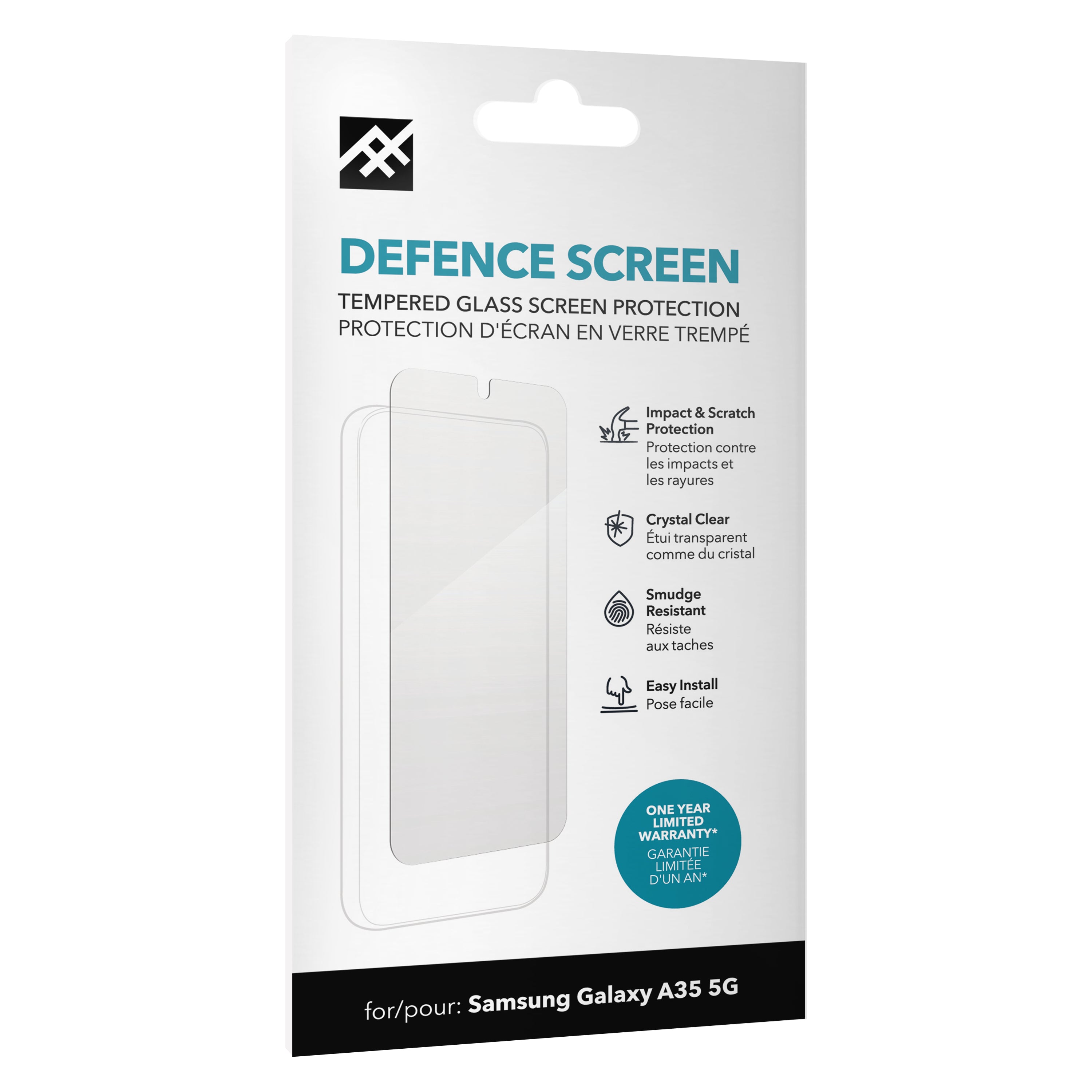  ärm- och Baksidesskydd till Mobiltelefoner   IF Defence Glass Samsung A35 5G Screen INTL www.electricalstuff.se ElectricalSt