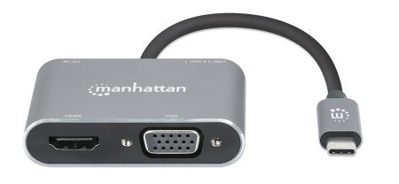  ectricalStuff.se   Manhattan 130691 dockningsstationer för bärbara datorer Kabel USB 3.2 Gen 1 (3.1 Gen 1) Type-C Grå Manhat