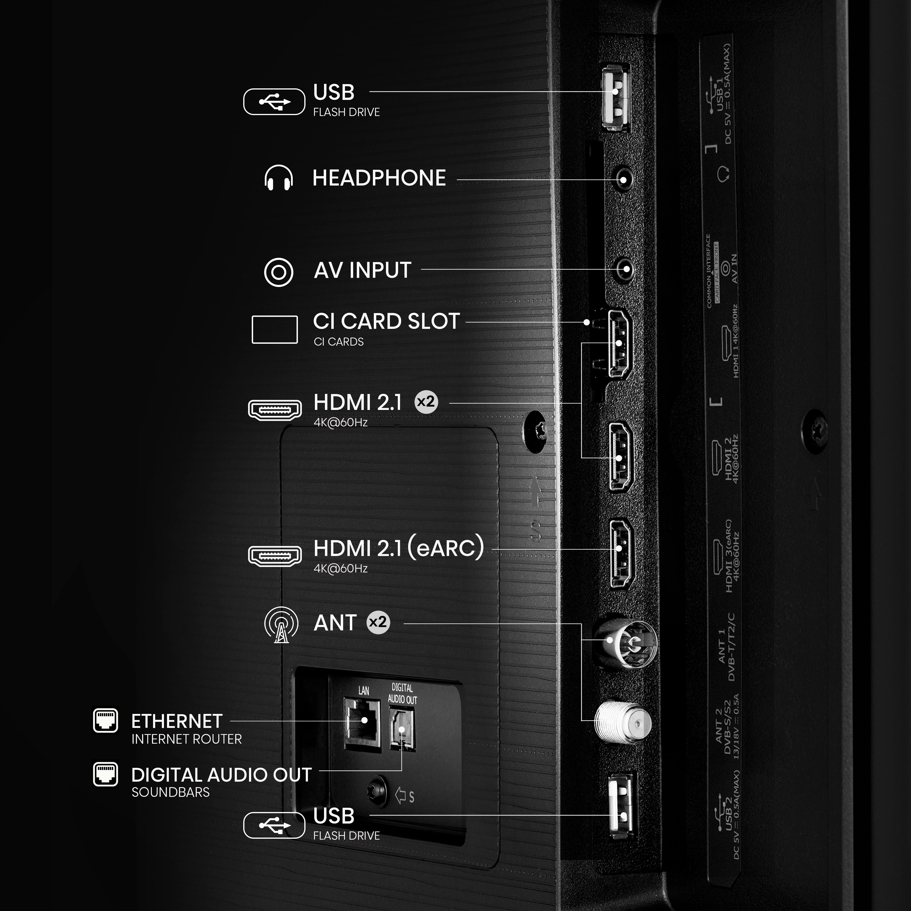  ") 4K Ultra HD Smart-TV Wi-Fi Svart Hisense 43A6N 6942351406121 TV-apparater   43A6N www.electricalstuff.se ElectricalStuff.