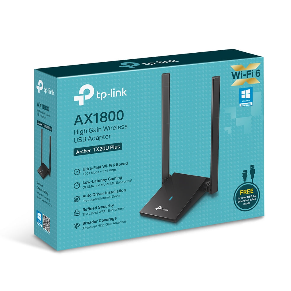  uff.se ElectricalStuff.se   TP-Link Archer TX20U Plus WLAN 1800 Mbit/s TP-Link ARCHER TX20U PLUS 4897098687888|0840030707889
