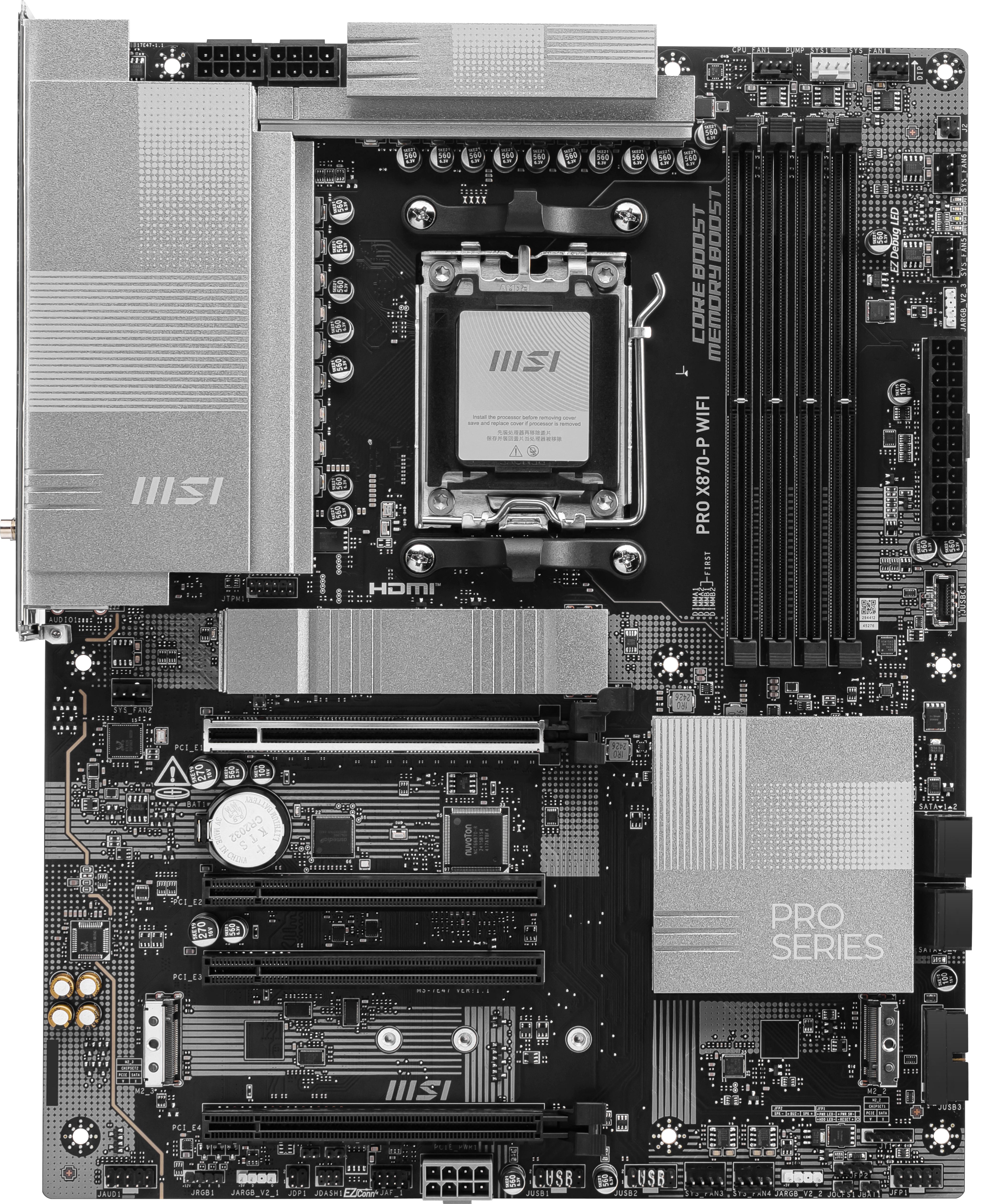  www.electricalstuff.se ElectricalStuff.se   MSI PRO X870-P WIFI moderkort AMD X870 AM5-sockel ATX MSI PRO X870-P WIFI 471137