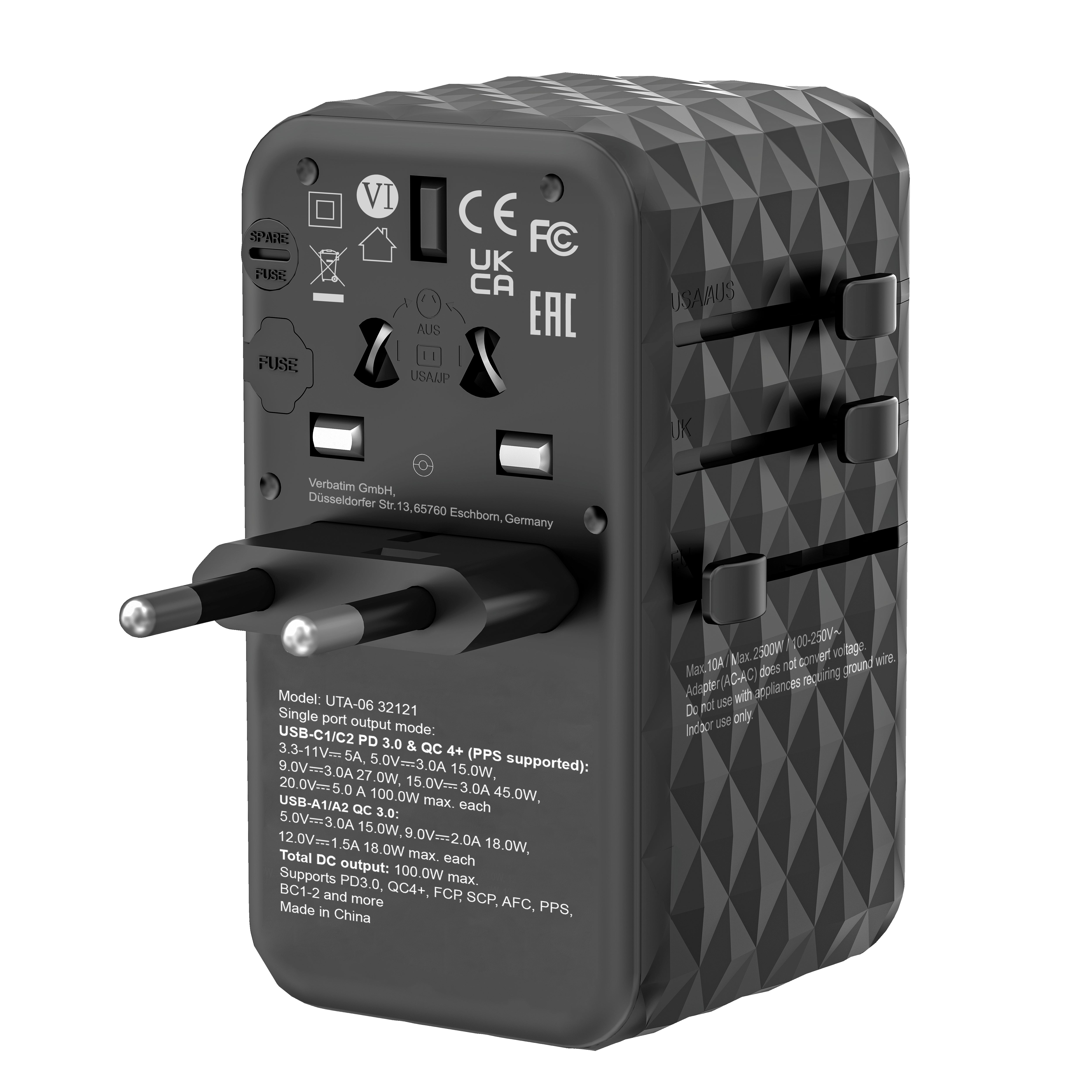  m 32121 50023942321212|0023942321217|023942321217 Mobilladdare   UTA-06 www.electricalstuff.se ElectricalStuff.se   Verbatim
