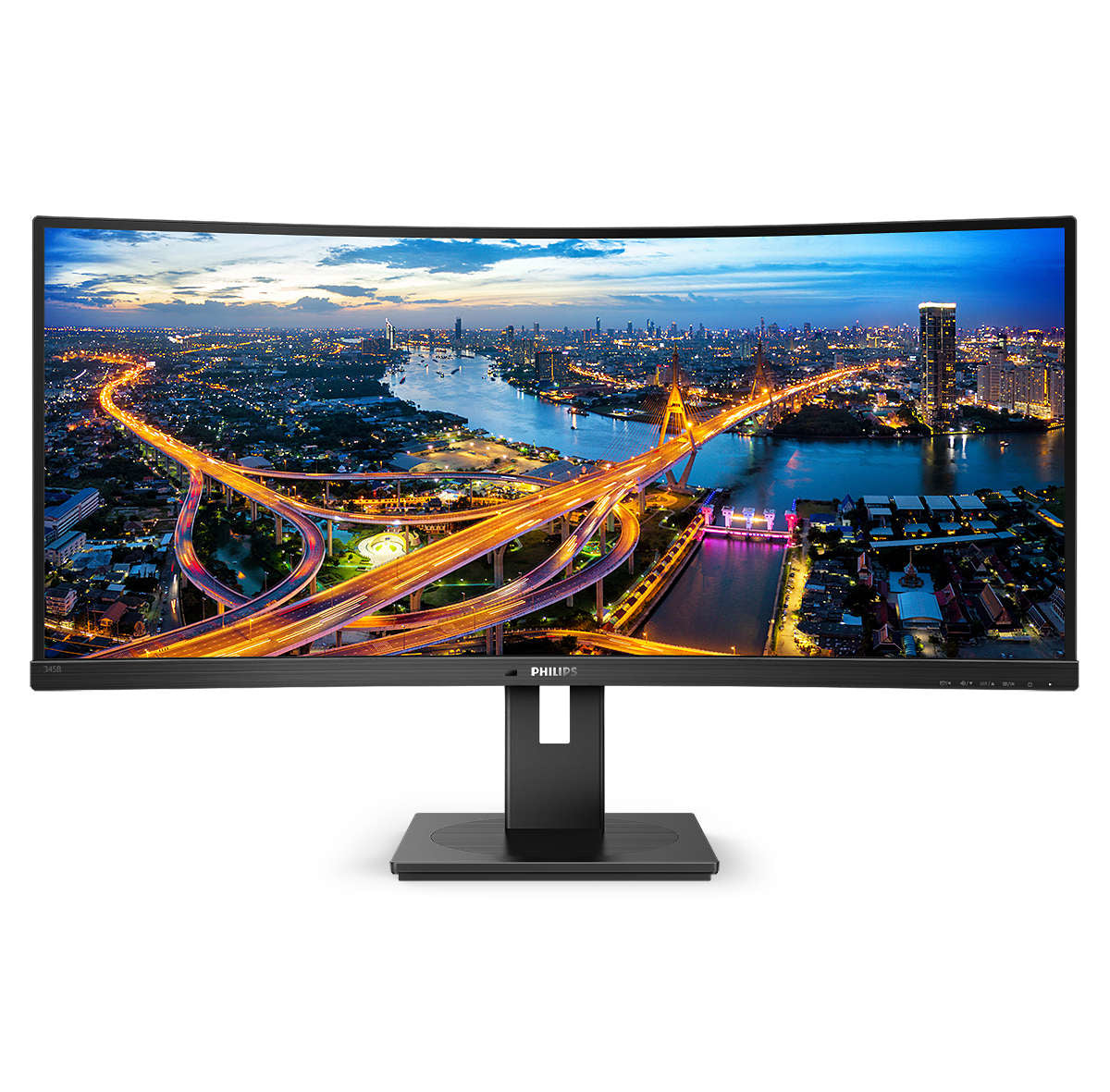  www.electricalstuff.se ElectricalStuff.se   Philips B Line 345B1C/00 platta pc-skärmar 86,4 cm (34") 3440 x 1440 pixlar Quad
