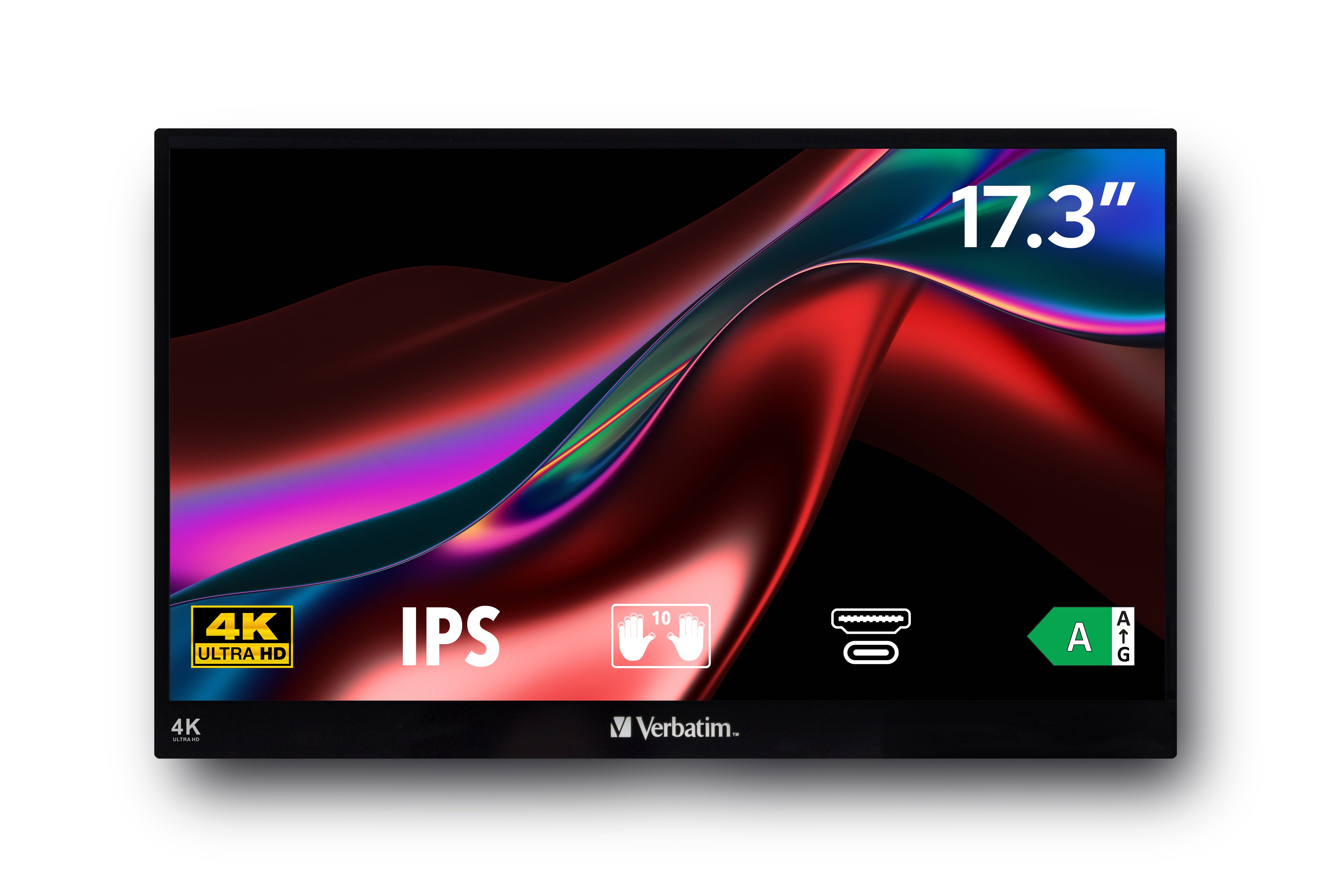  ff.se   Verbatim 32239 platta pc-skärmar 43,9 cm (17.3") 3840 x 2160 pixlar 4K Ultra HD LCD Pekskärm Svart Verbatim 32239 00