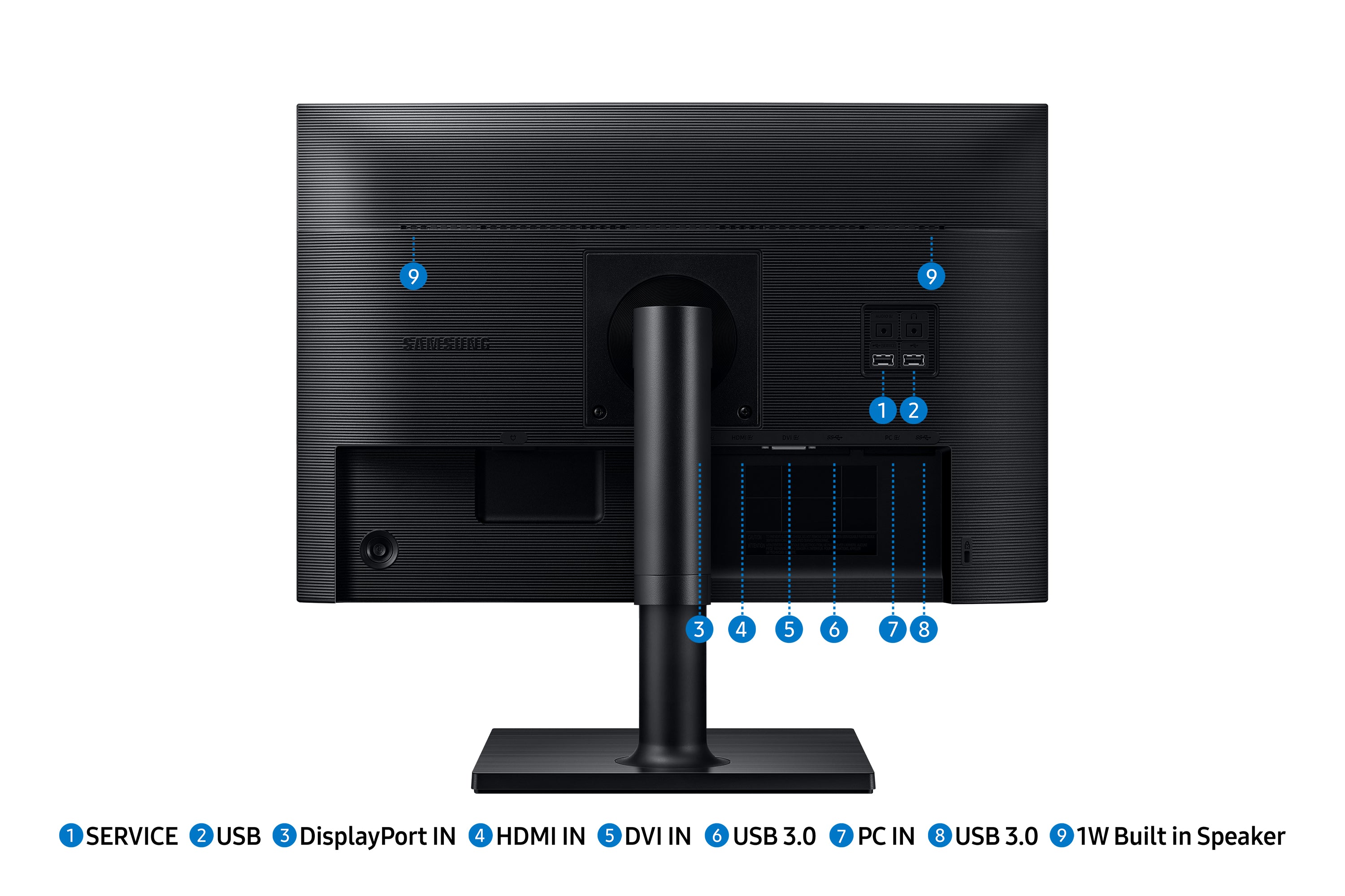  Pc-Skärmar Essential Monitor  T45F www.electricalstuff.se ElectricalStuff.se   Samsung T45F platta pc-skärmar 61 cm (24") 19