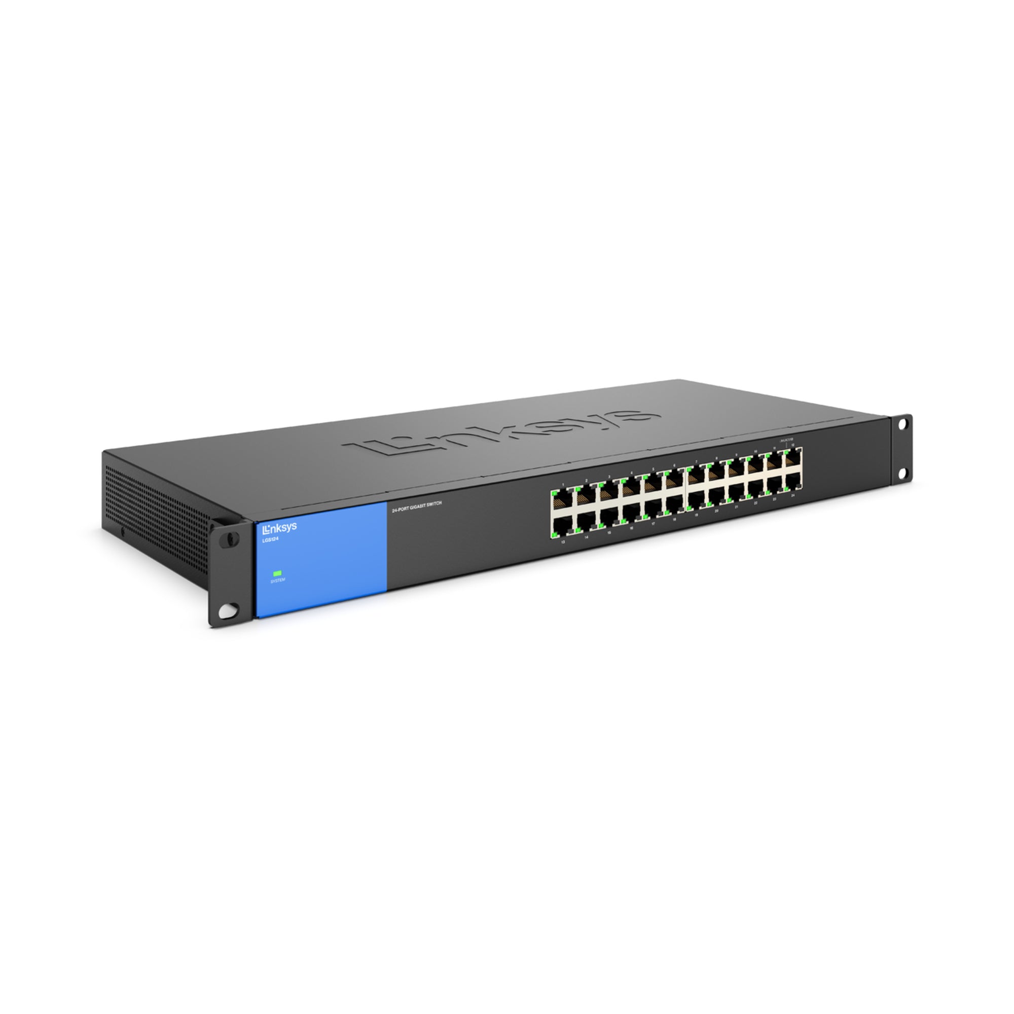  www.electricalstuff.se ElectricalStuff.se   Linksys 24-portars Gigabit-switch (LGS124) Linksys LGS124-EU 4260184663606|07458