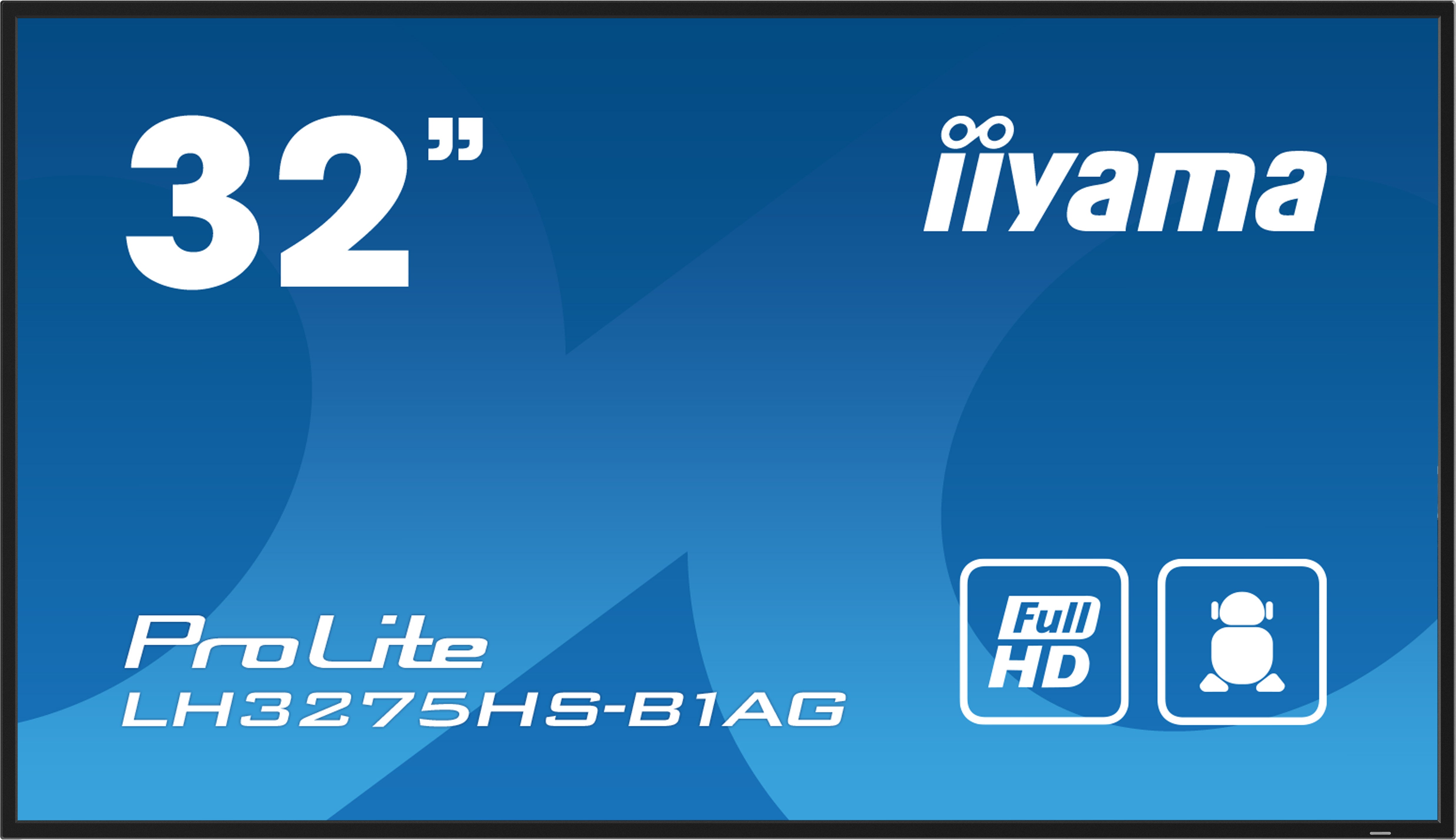   (32") LCD Wi-Fi 500 cd/m² Full HD Svart Inbyggd processor Android 11 24/7 iiyama LH3275HS-B1AG 4948570124220 Skyltställ   L