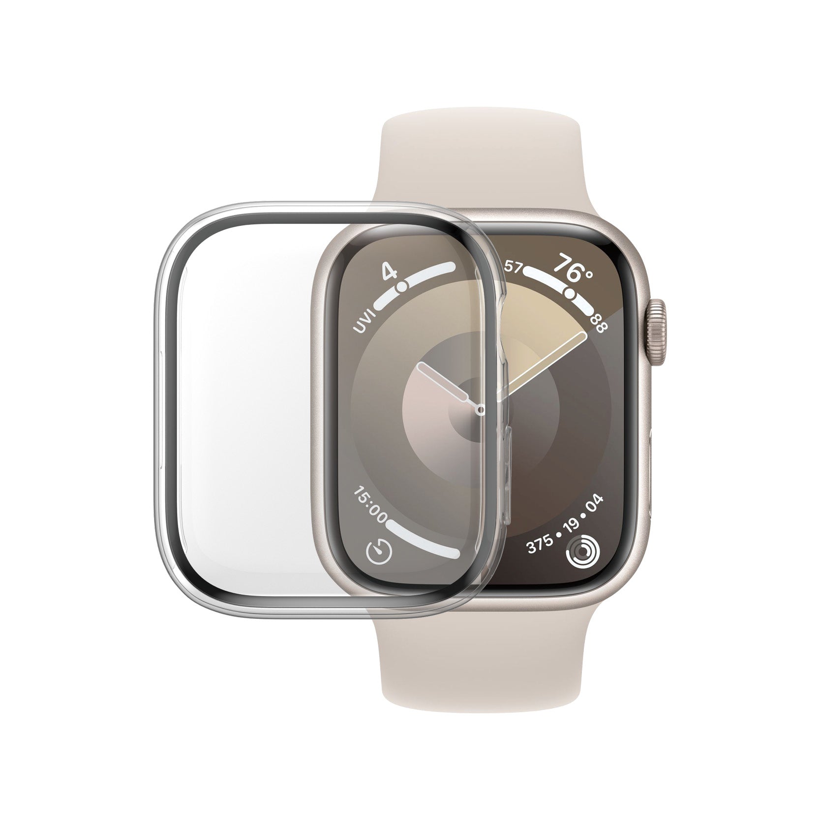  www.electricalstuff.se ElectricalStuff.se   PanzerGlass Apple Watch Full Body Case D30 Transparent Härdat glas, Polyetentere