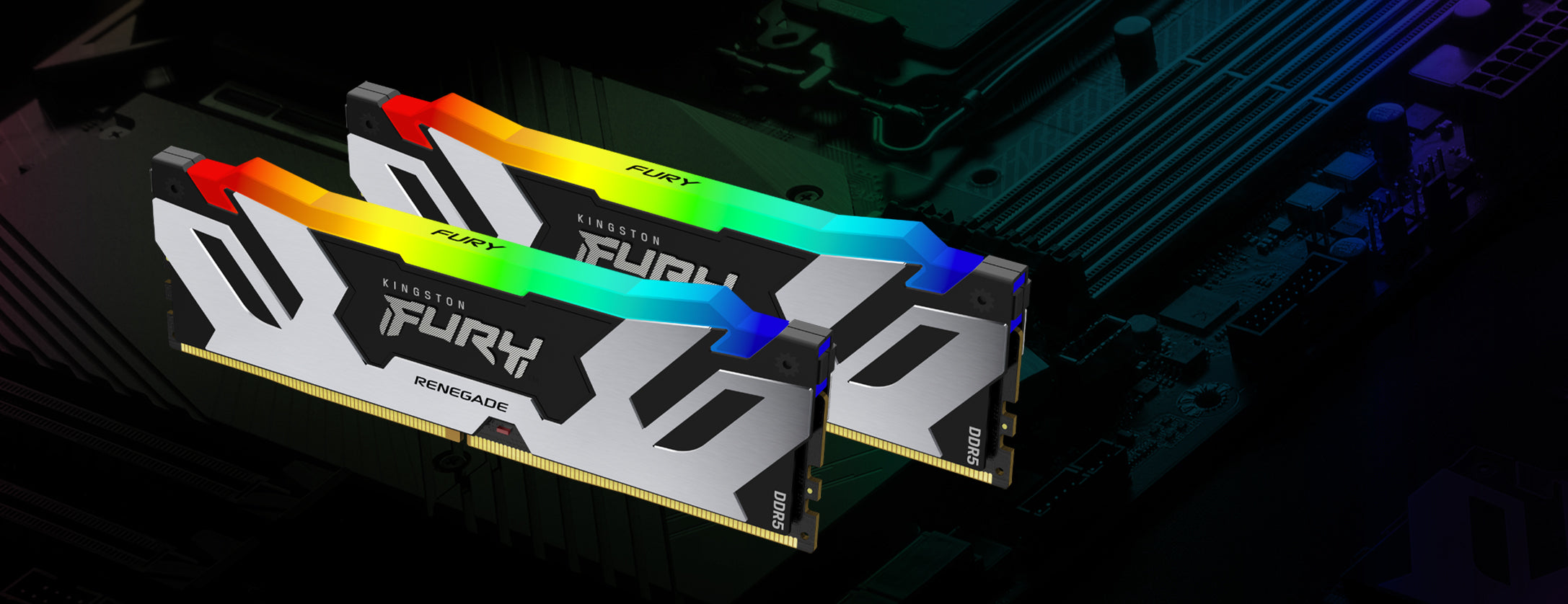  2 RAM-Minnen FURY  Renegade RGB www.electricalstuff.se ElectricalStuff.se   Kingston Technology FURY Renegade RGB RAM-minnen
