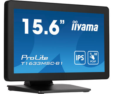   Full HD LCD Pekskärm Svart iiyama T1633MSC-B1 4948570122523 Platta Pc-Skärmar ProLite  T1633MSC-B1 www.electricalstuff.se E