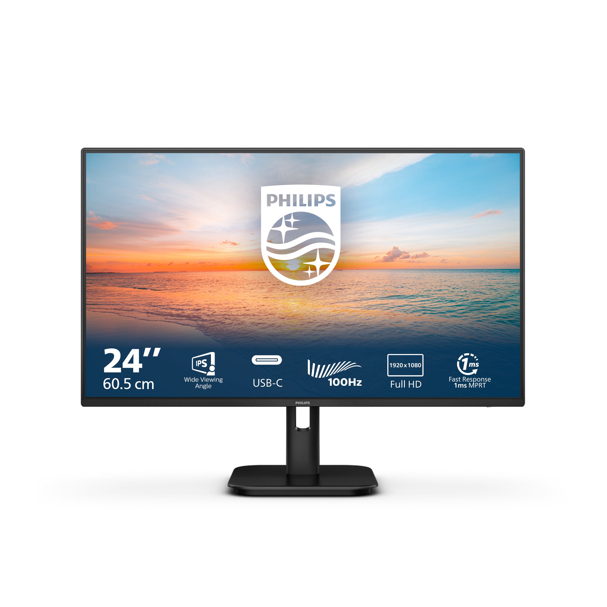   pixlar Full HD LCD Svart Philips 24E1N1300A/00 8712581803513 Platta Pc-Skärmar 1000 series  24E1N1300A/00 www.electricalstu