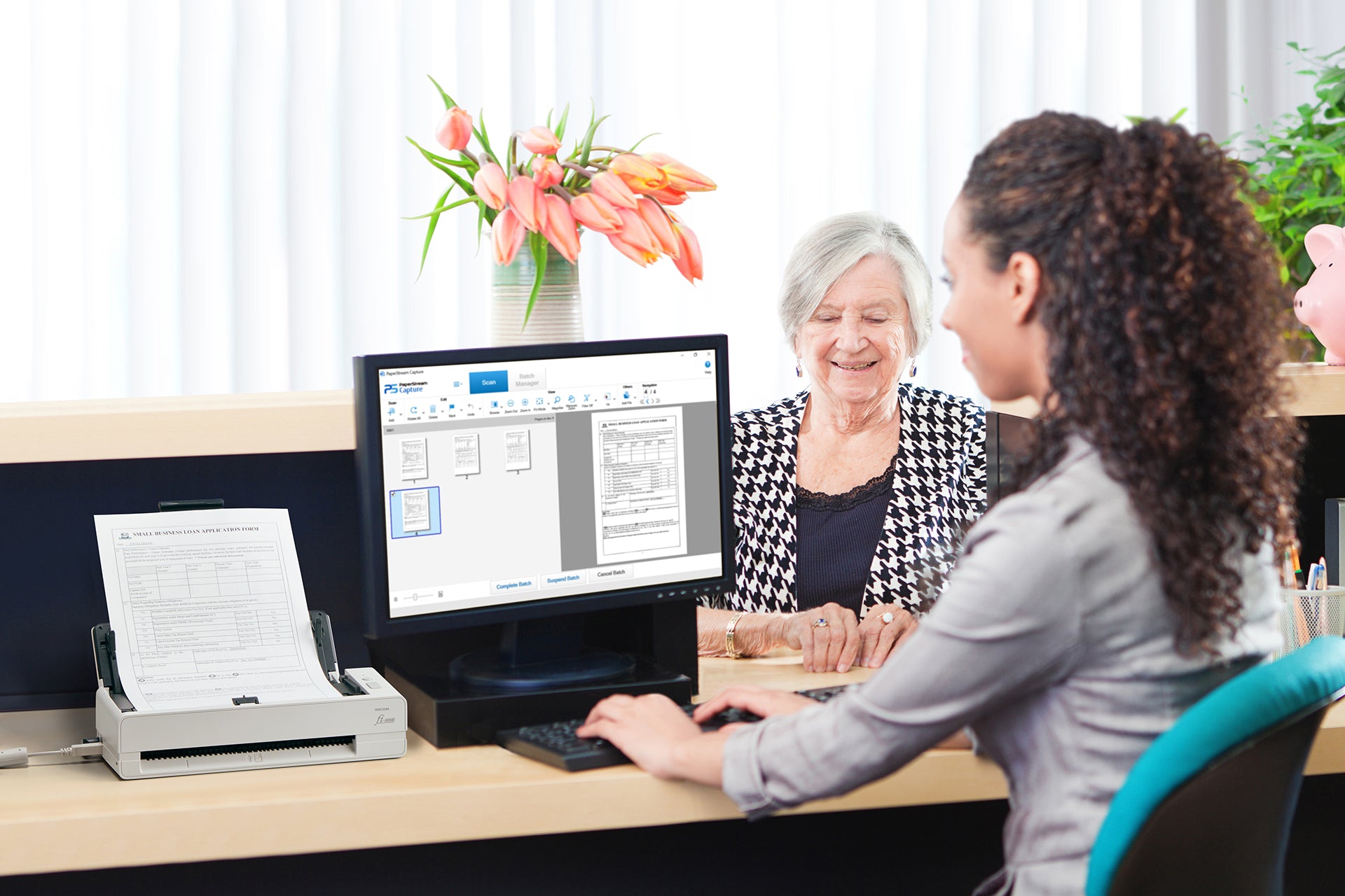  0R ADF + scanner med manuell matning 600 x 600 DPI A4 Svart, Vit Ricoh PA03795-B001 4939761311482 Skannrar   fi-800R www.ele