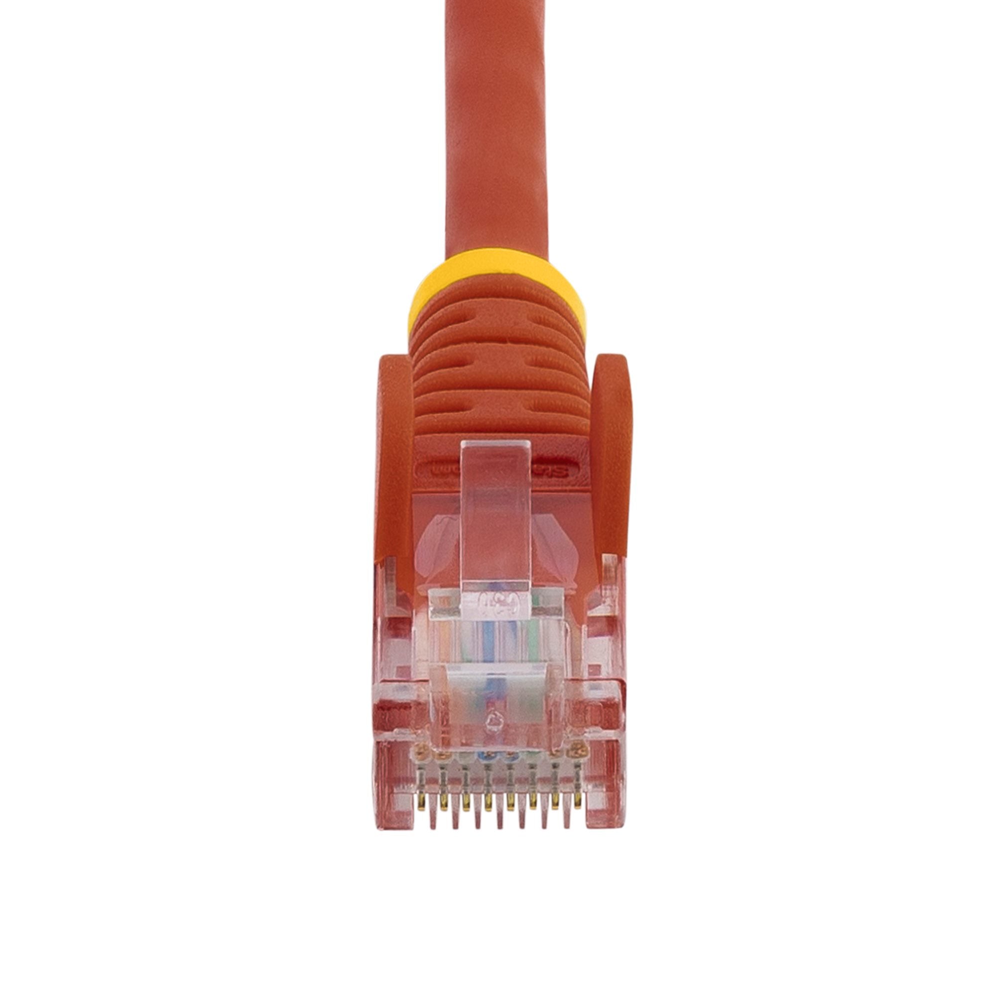  65030860208|065030860208 Nätverkskablar   Cat5e patchkabel med hakfria RJ45-kontakter – 1 m, röd www.electricalstuff.se Elec