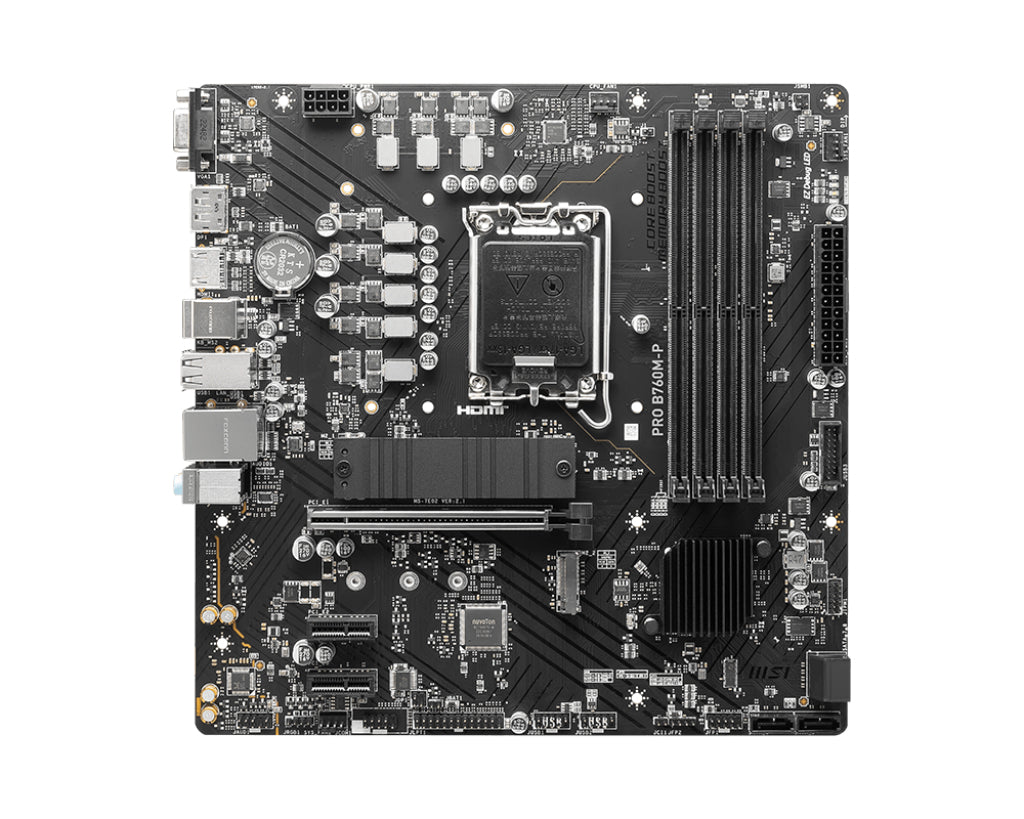  www.electricalstuff.se ElectricalStuff.se   MSI PRO B760M-P moderkort Intel B760 LGA 1700 micro ATX MSI PRO B760M-P 47113770