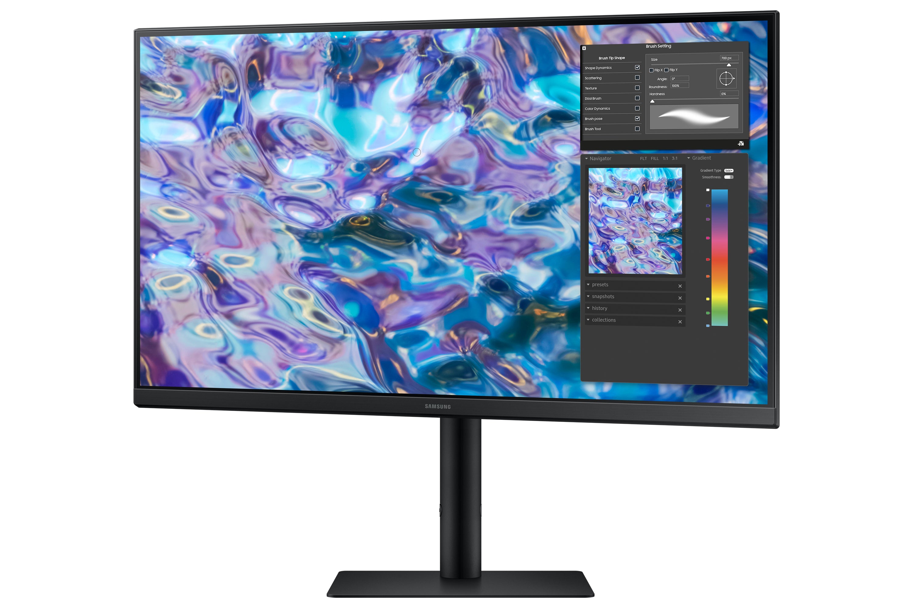  ng S61B LED display 68,6 cm (27") 2560 x 1440 pixlar Quad HD Svart Samsung LS27B610EQUXEN 8806094045307 Platta Pc-Skärmar Vi