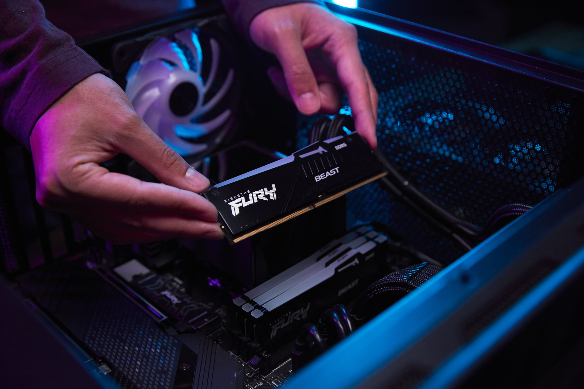  ston Technology FURY Beast RGB RAM-minnen 32 GB 1 x 32 GB DDR5 3000 MHz Kingston Technology KF560C36BBEA-32 0740617331899|74