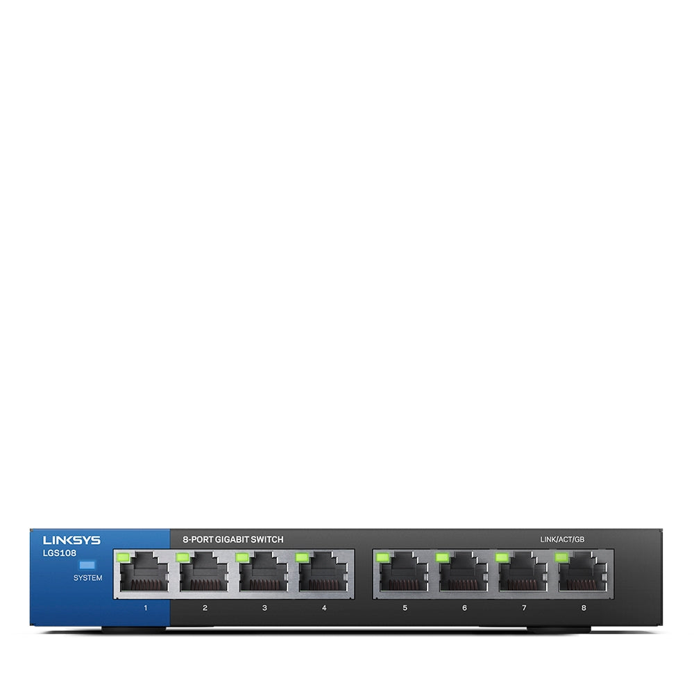  60184663484|0745883632169|745883632169 Nätverksswitchar   8-portars Business Desktop Gigabit-switch (LGS108) www.electricals