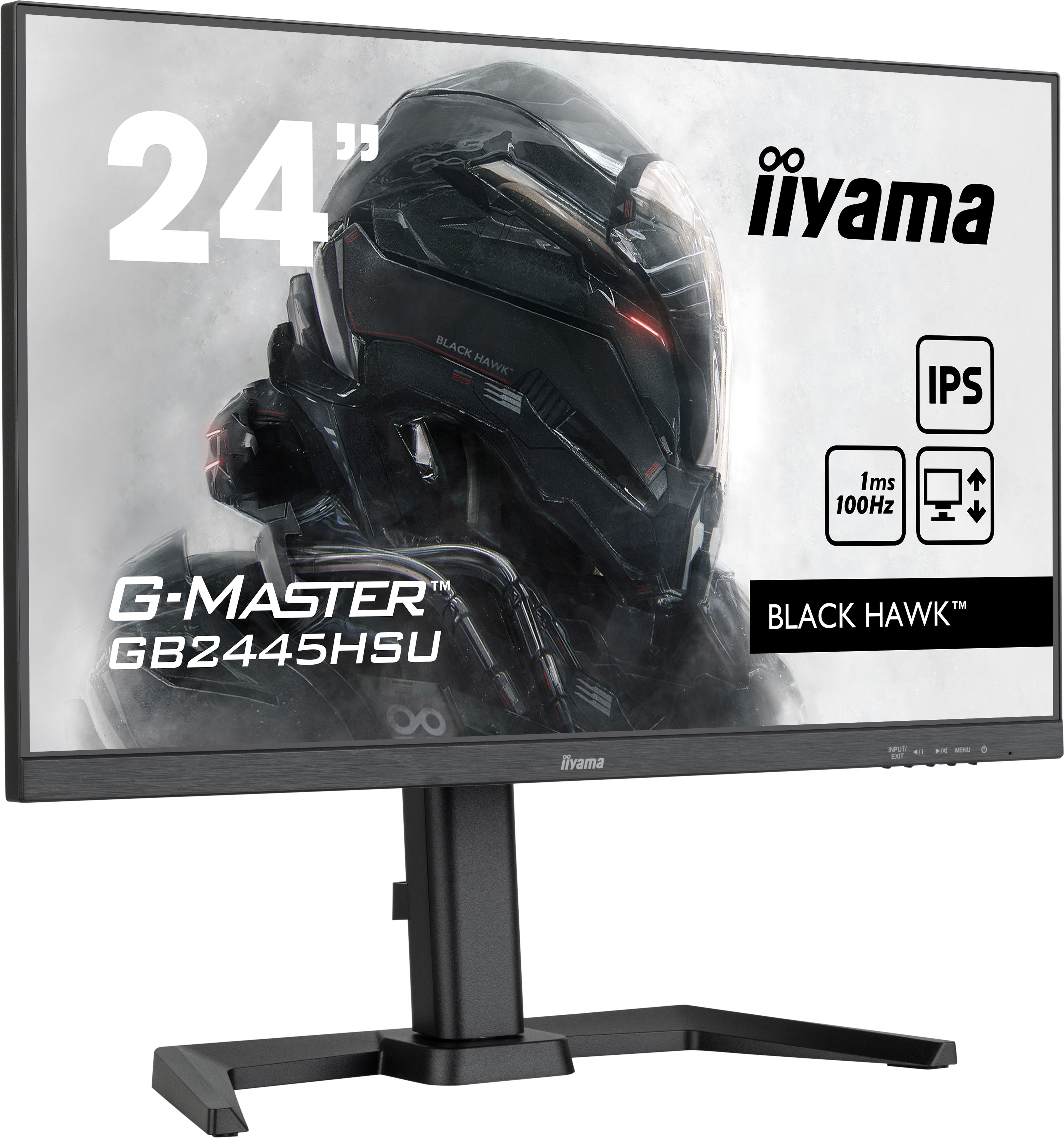  ull HD LED Svart iiyama GB2445HSU-B1 4948570122745 Platta Pc-Skärmar G-MASTER  GB2445HSU-B1 www.electricalstuff.se Electrica
