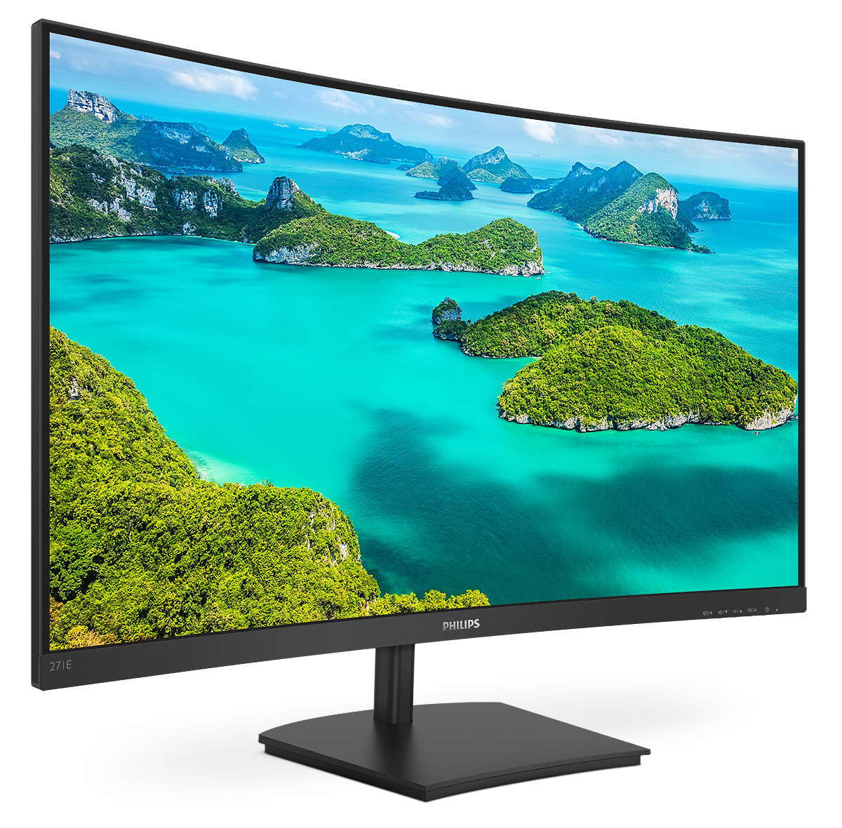  68,6 cm (27") 1920 x 1080 pixlar Full HD LCD Svart Philips 271E1SCA/00 8712581759391 Platta Pc-Skärmar E Line  271E1SCA/00 w