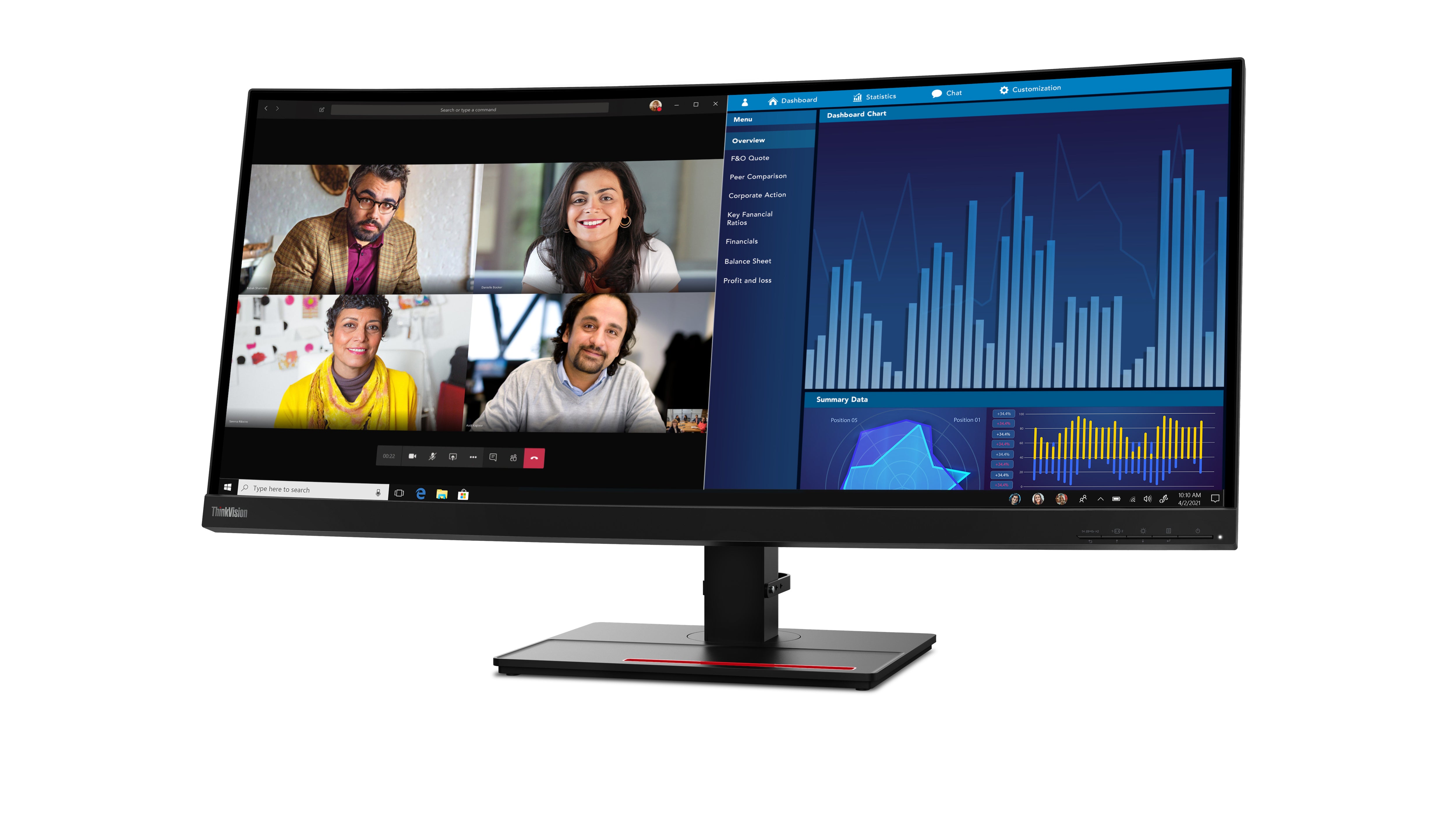  kVision  P34w-20 www.electricalstuff.se ElectricalStuff.se   Lenovo ThinkVision P34w-20 LED display 86,7 cm (34.1") 3440 x 1