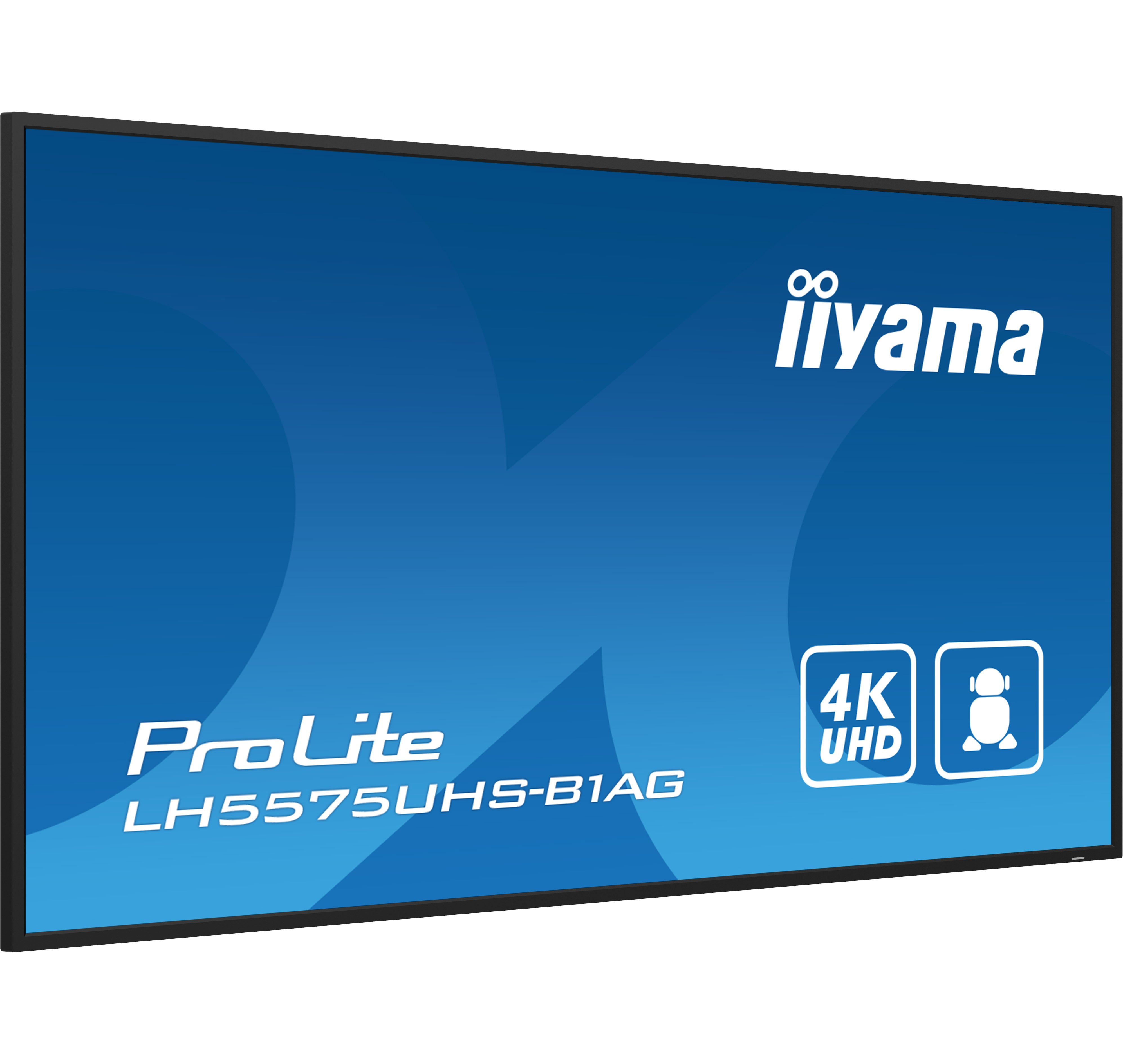  r digital skyltning 138,7 cm (54.6") LCD Wi-Fi 500 cd/m² 4K Ultra HD Svart Inbyggd processor Android 11 24/7 iiyama LH5575UH