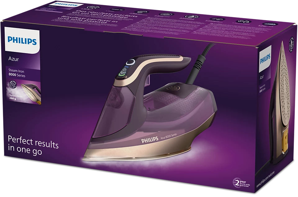  uff.se ElectricalStuff.se   Philips DST8040/30 strykjärn Ångstrykjärn Stryksula SteamGlide Elite 3000 W lila Philips DST8040