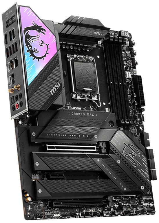   Z790 CARBON MAX WIFI II moderkort Intel Z790 LGA 1700 ATX MSI MPG Z790 CARBON MAX WIFI II 4711377209298 Moderkort   MPG Z79