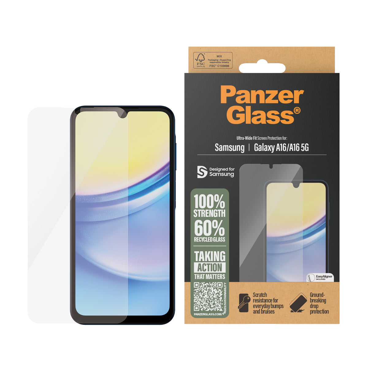  15685014987 Övrigt   Screen Protector Samsung New A15 Ultra-Wide Fit www.electricalstuff.se ElectricalStuff.se   PanzerGlass