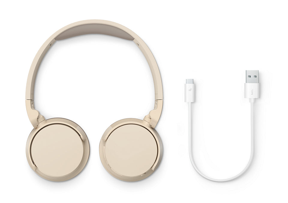  e ElectricalStuff.se   Philips TAH3209BG/00 hörlur och headset Trådlös Huvudband Samtal/musik Bluetooth Beige Philips TAH320