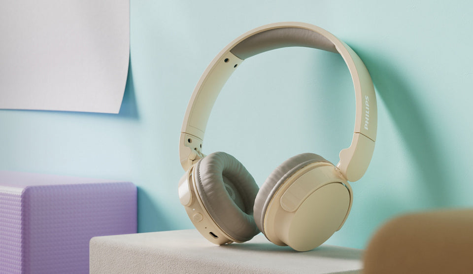  Philips TAH3209BG/00 hörlur och headset Trådlös Huvudband Samtal/musik Bluetooth Beige Philips TAH3209BG/00 4895229140622 Hö