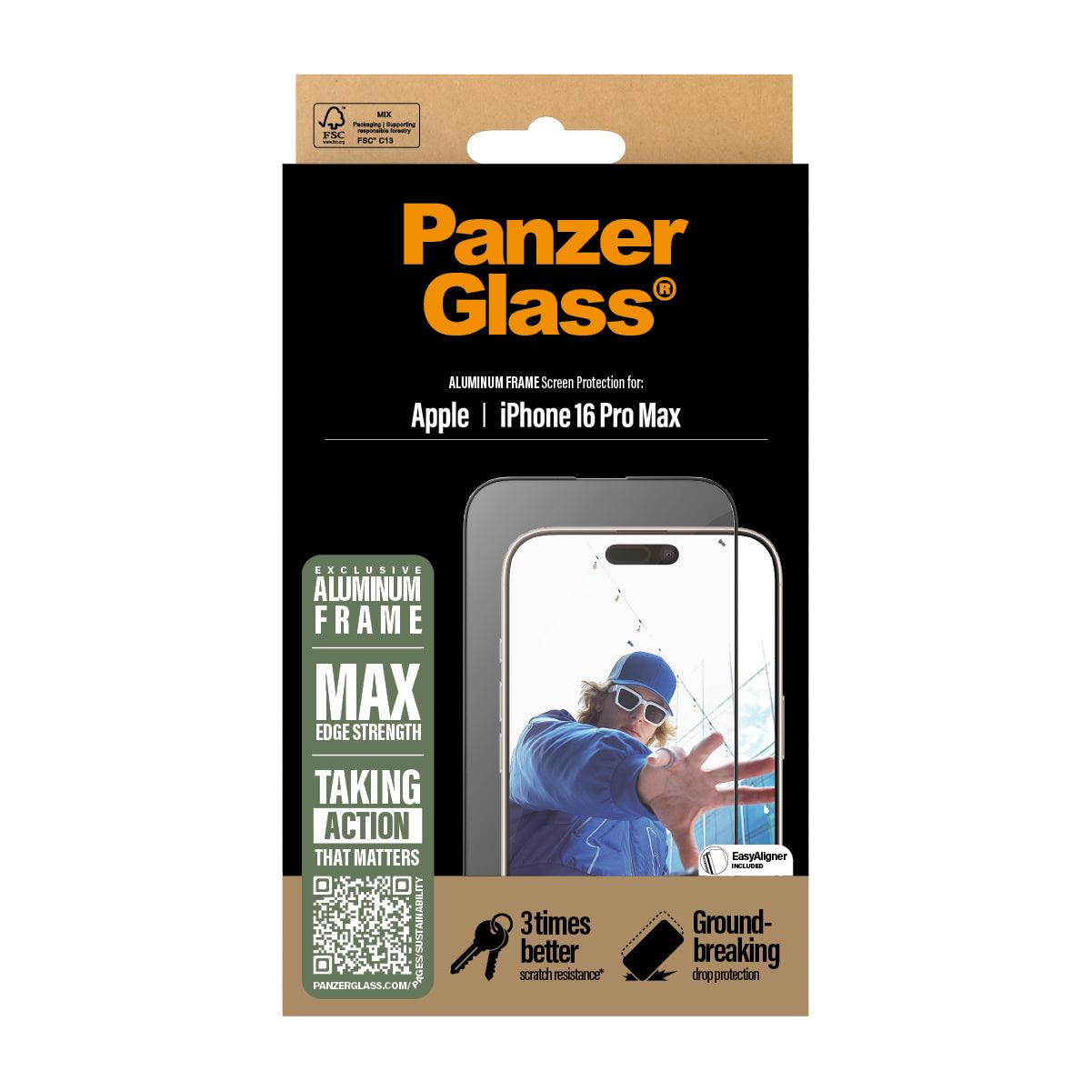  rame iPhone 16P 6.9Inch UWF PanzerGlass 2852 5715685002281 Övrigt   PG Scrn Alu Frame iPhone 16P 6.9Inch UWF www.electricals