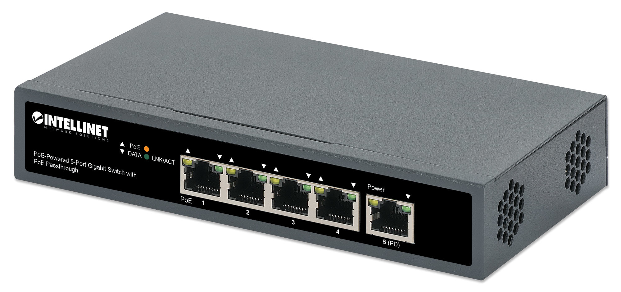  www.electricalstuff.se ElectricalStuff.se   Intellinet 561808 nätverksswitchar Gigabit Ethernet (10/100/1000) Strömförsörjni