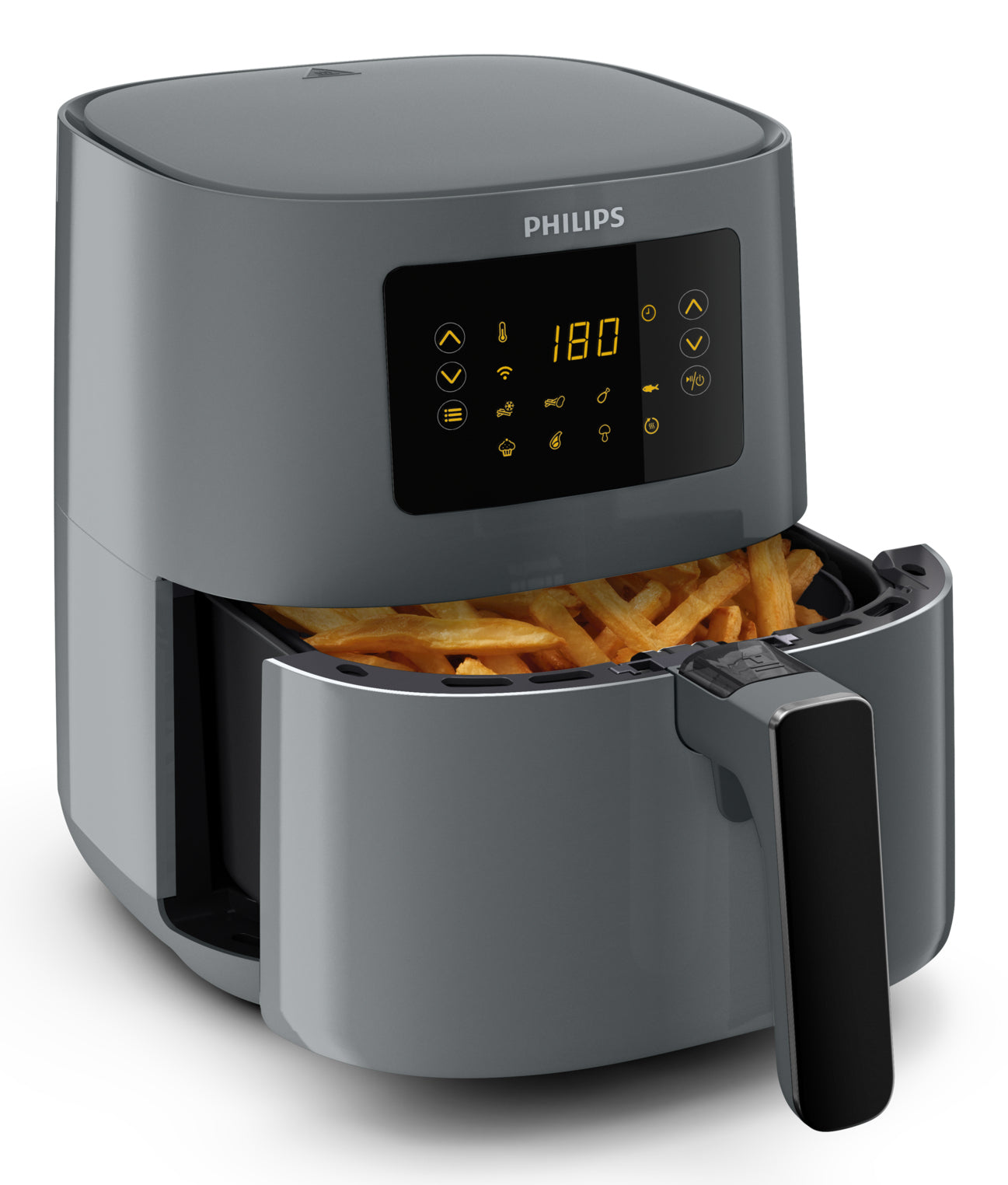  Philips 5000 series HD9255/60 fritös Single 4,1 l Fristående 1400 W Varmluftsfritös Svart, Grå Philips HD9255/60 87203890148