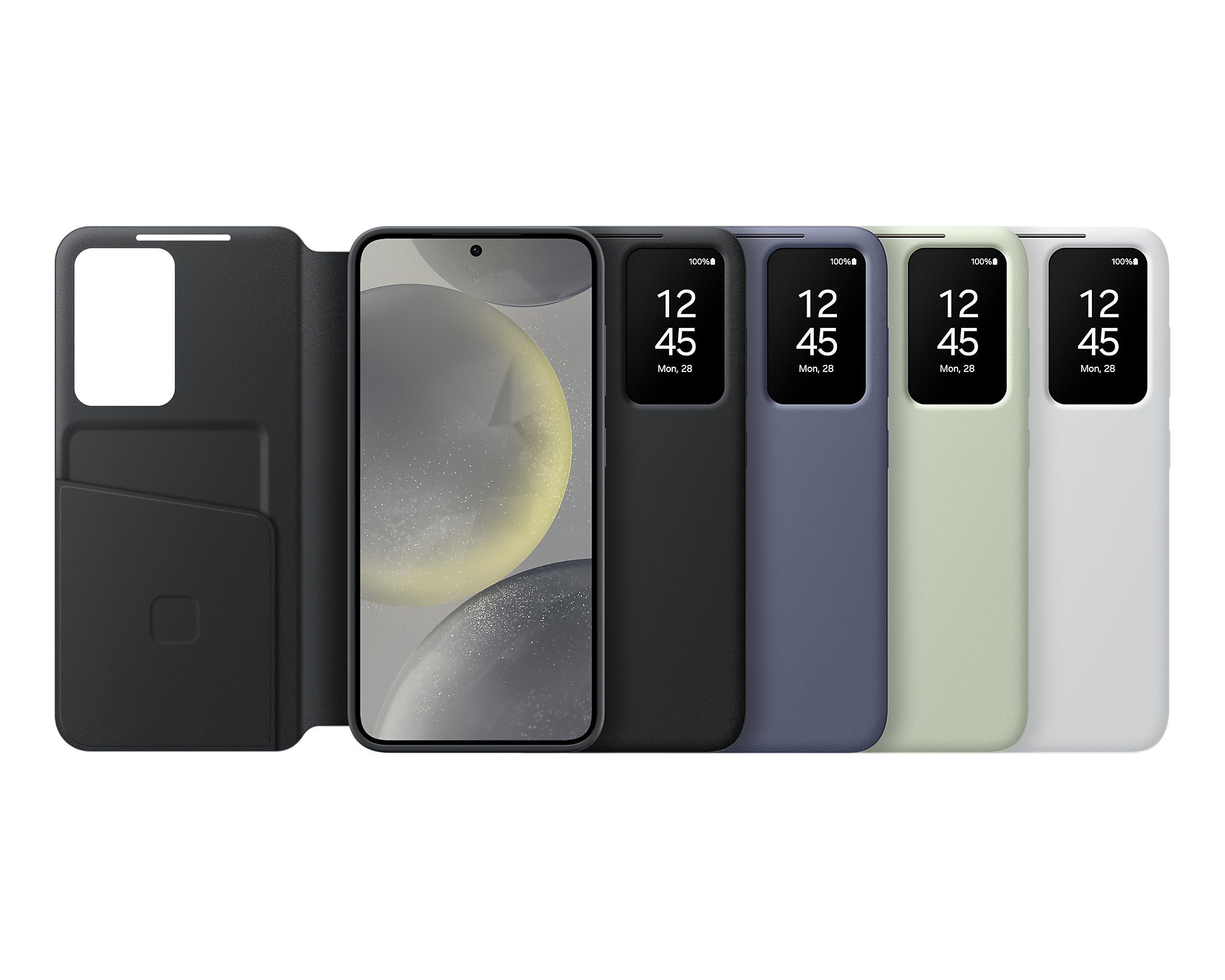  ng Smart View Case mobiltelefonfodral 15,8 cm (6.2") Plånbok Svart Samsung EF-ZS921CBEGWW 8806095354682 Mobiltelefonfodral  
